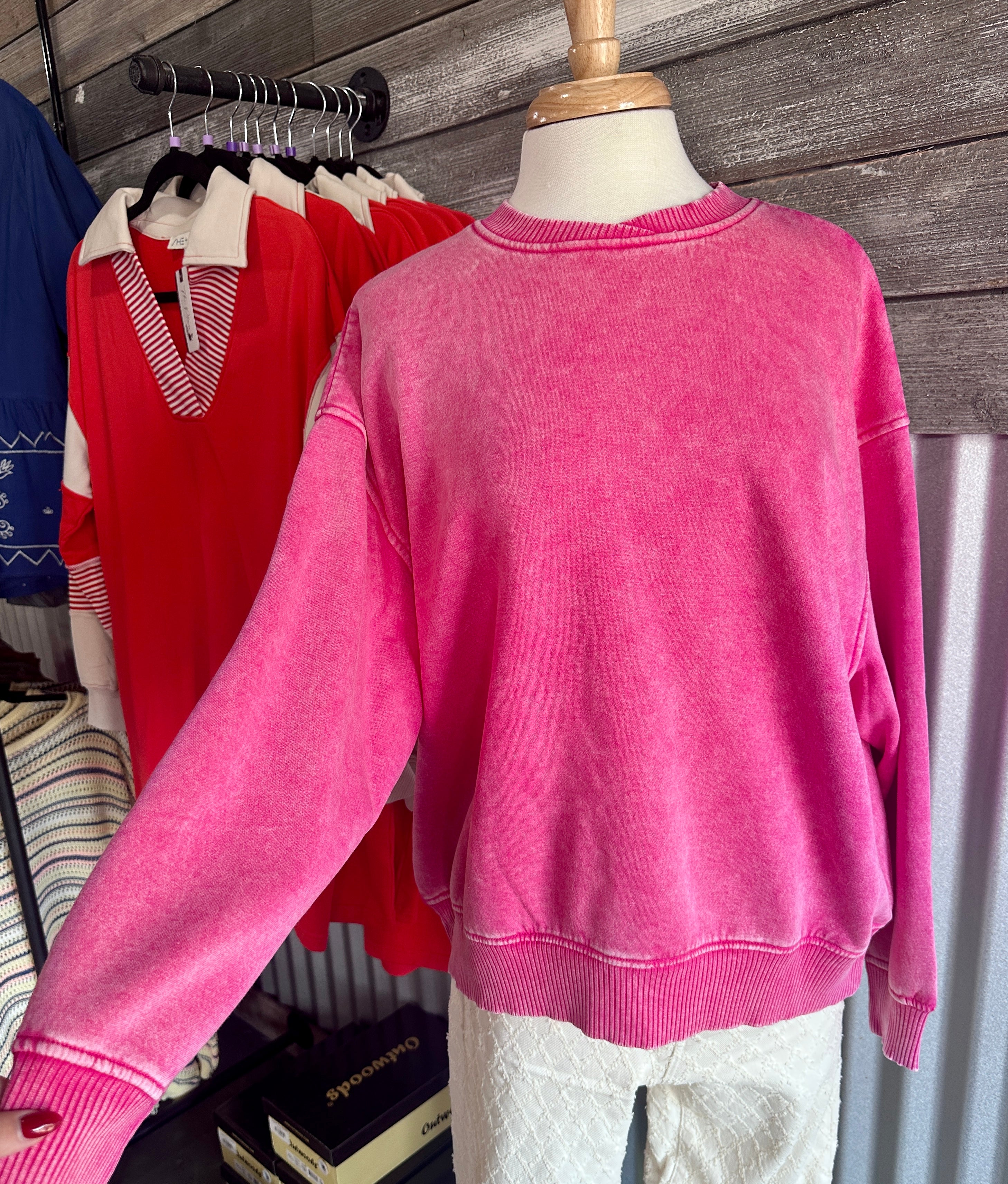 Acid Washed Sweatshirt