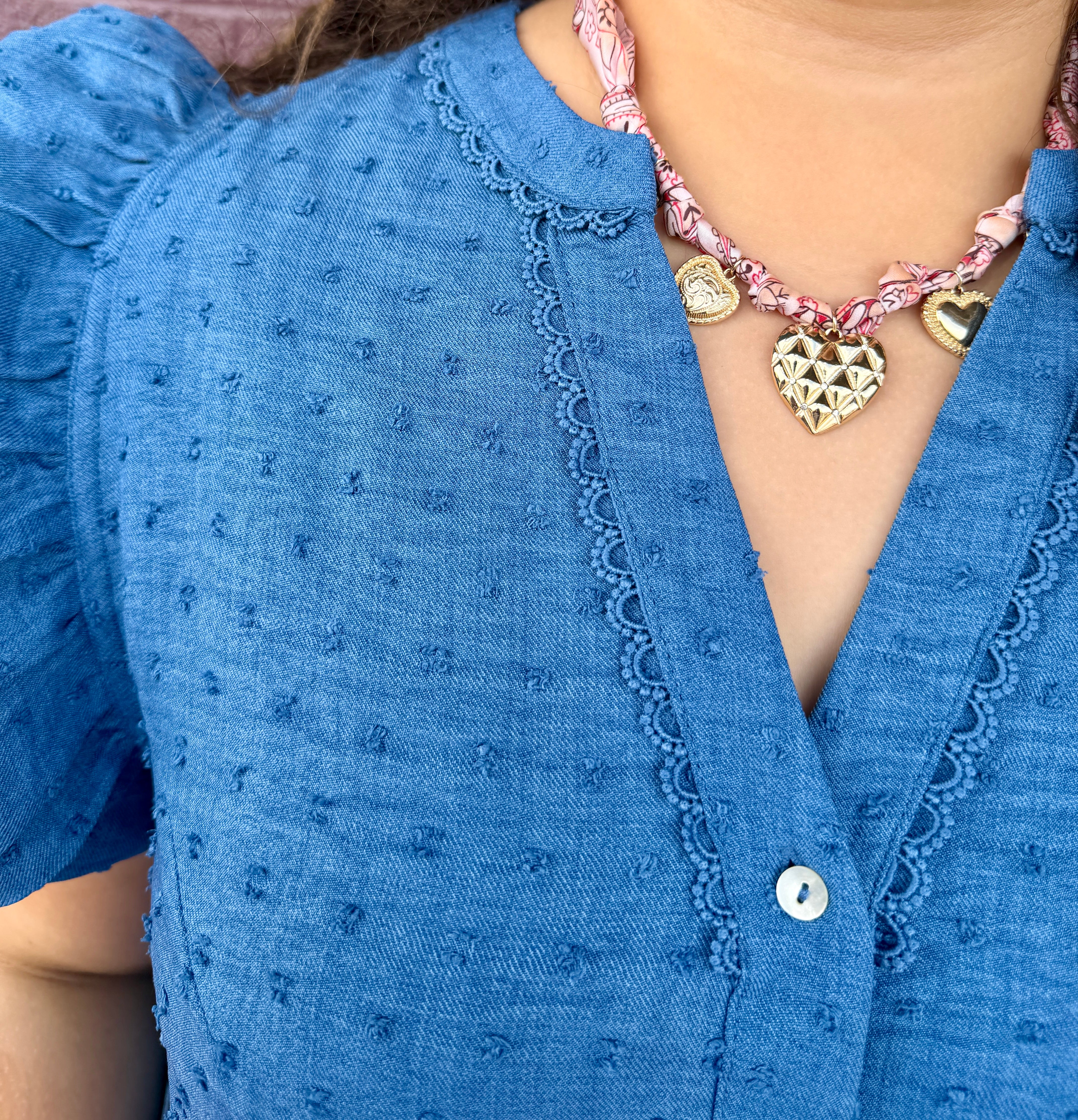 Swiss Dot Blouse