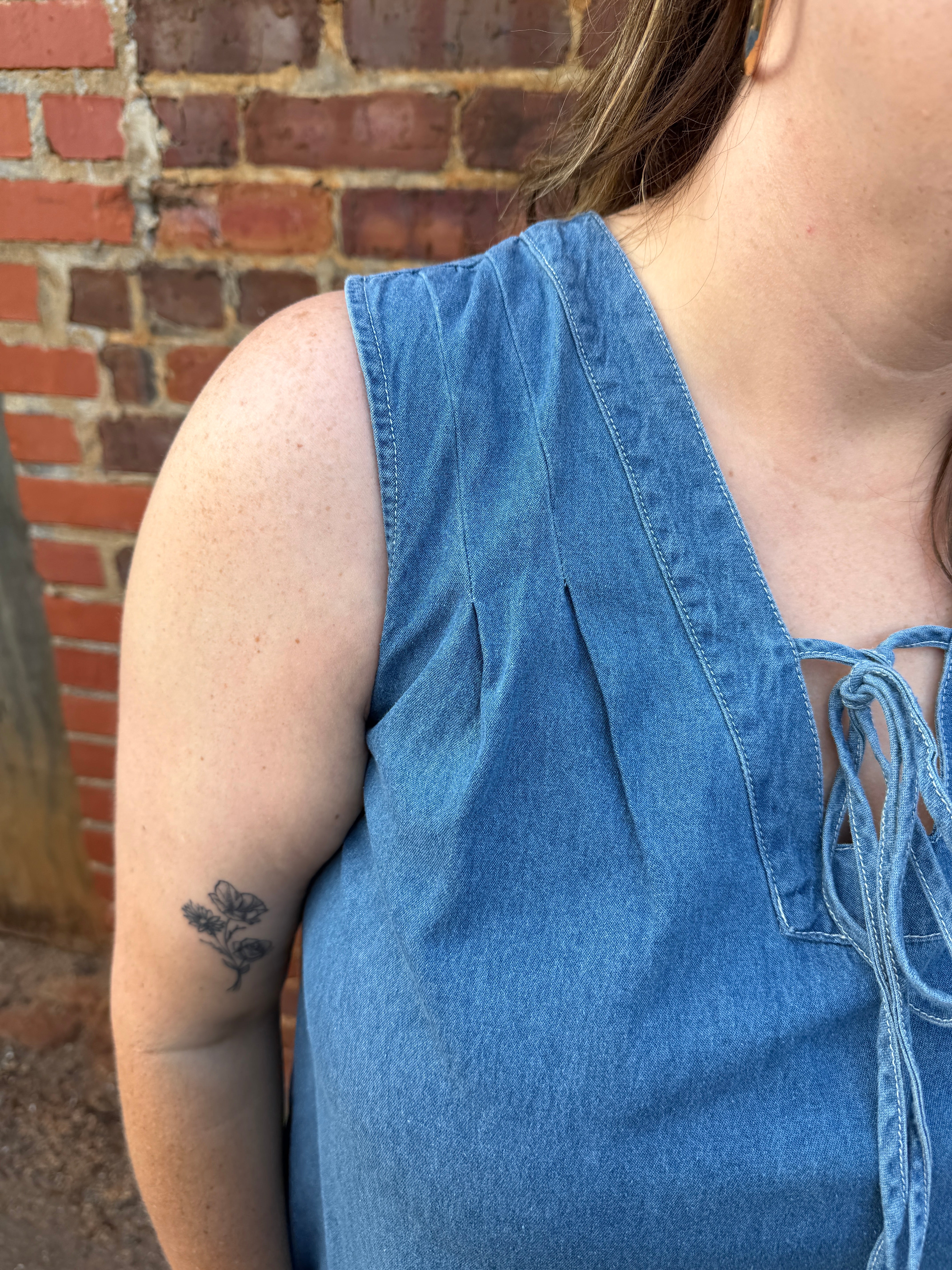 Denim Sleeveless Dress