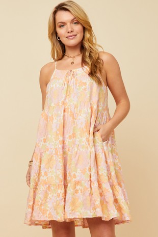 Woven Floral Dress