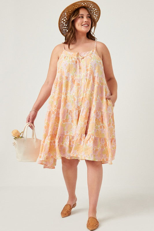 Woven Floral Dress