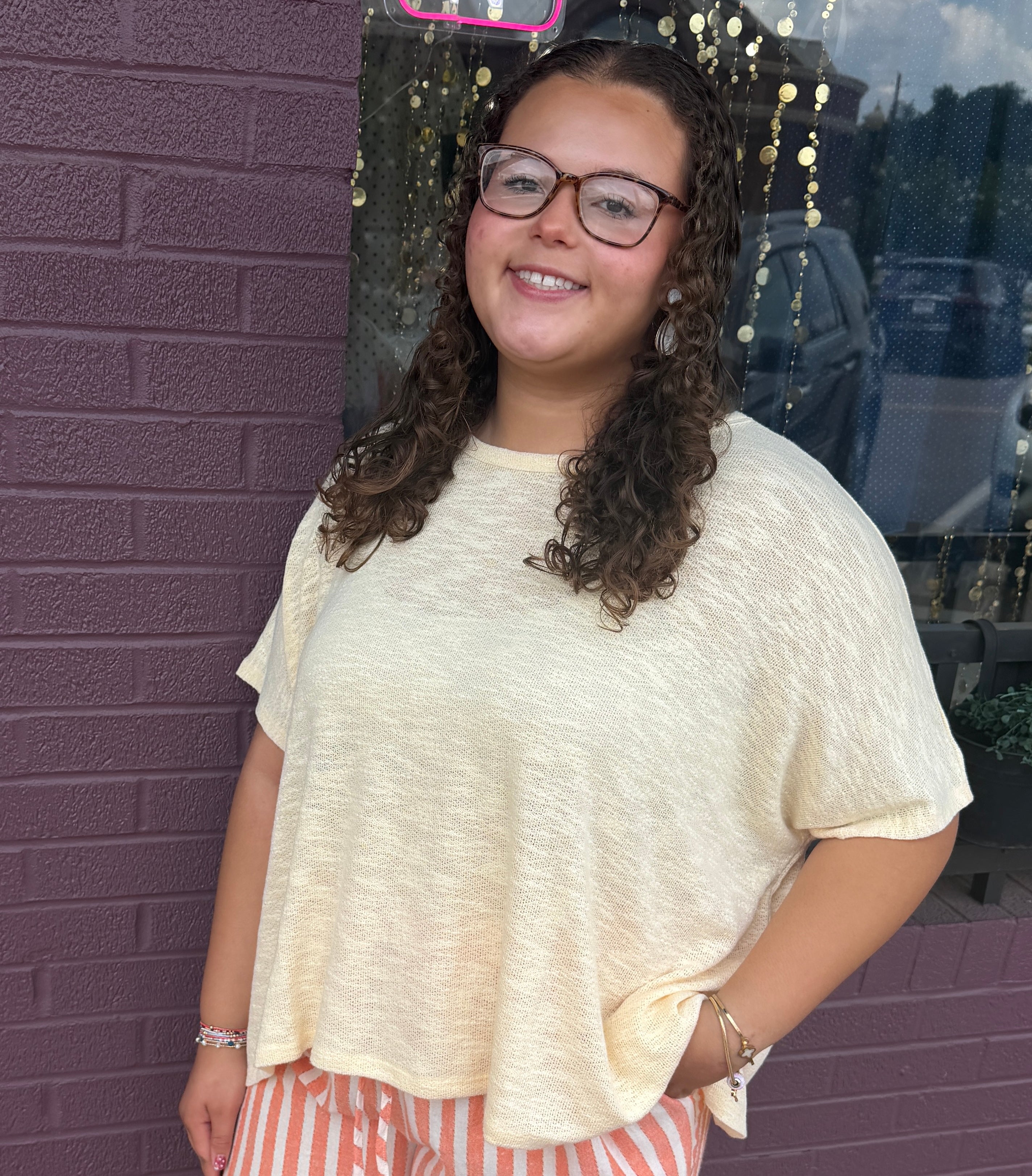Oversized Knit Blouse