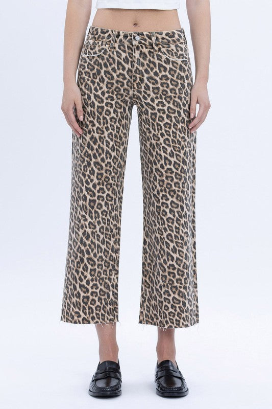 Animal Print Jeans