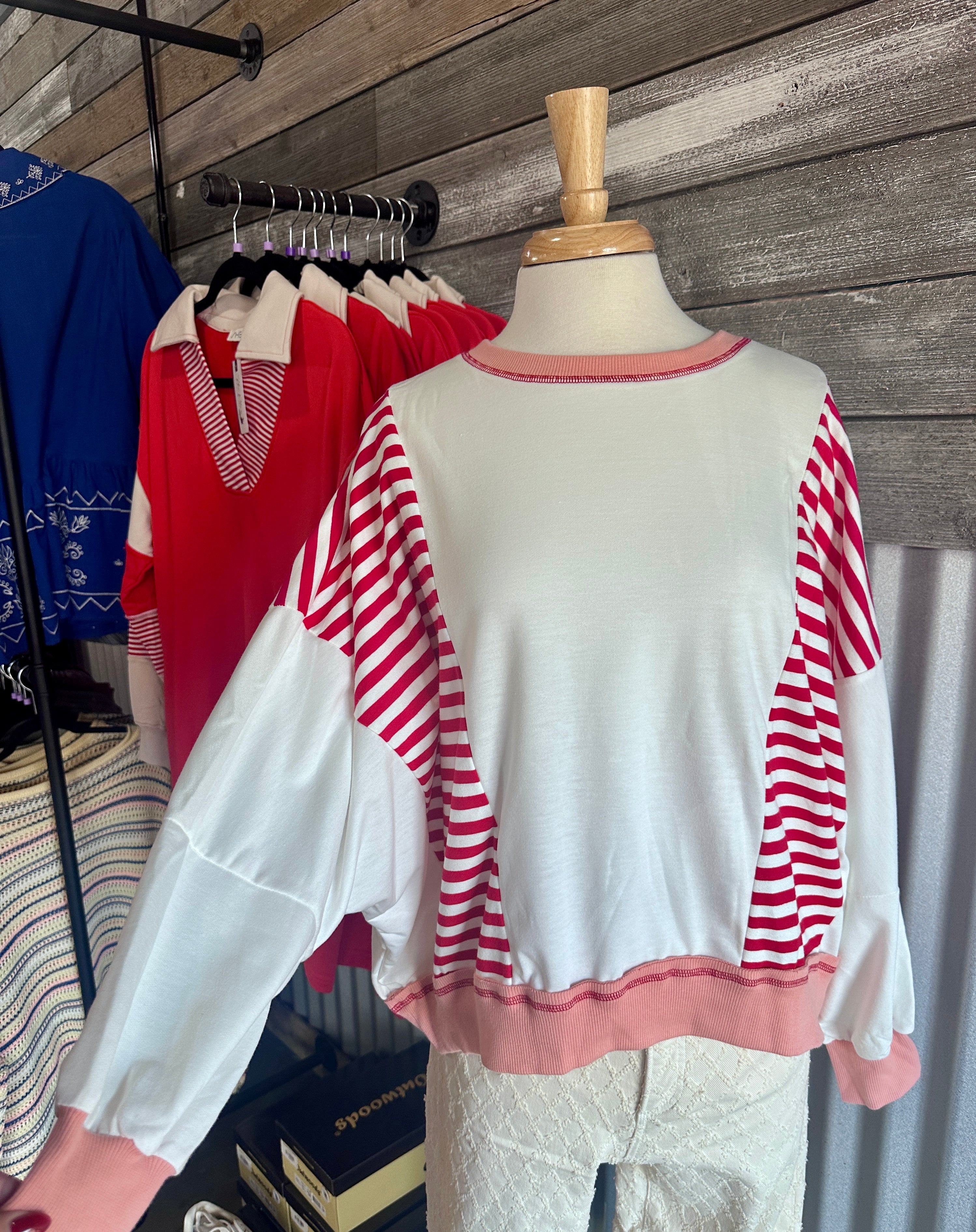 Striped Oversized Sweater