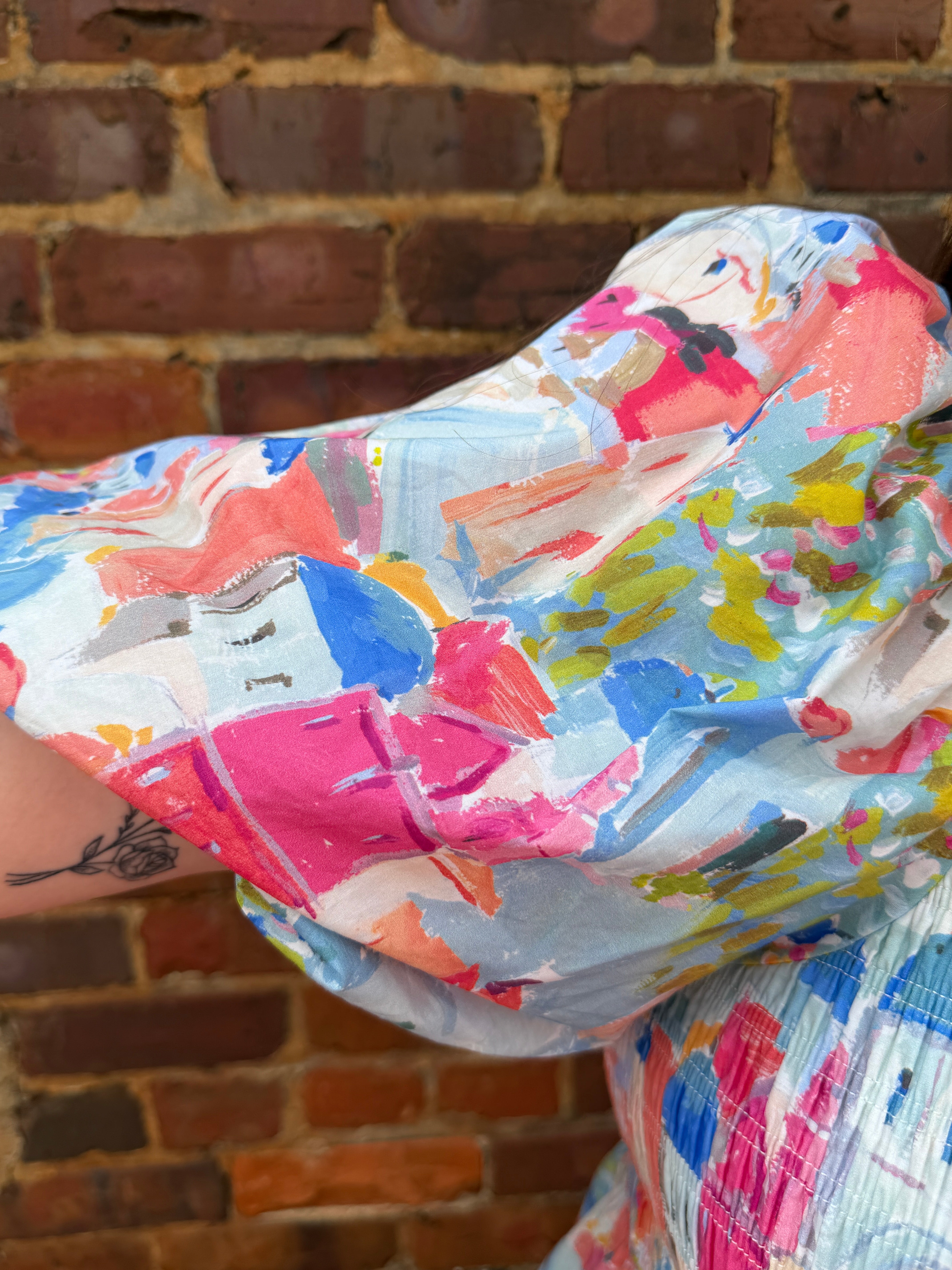 Cityscape Midi Dress