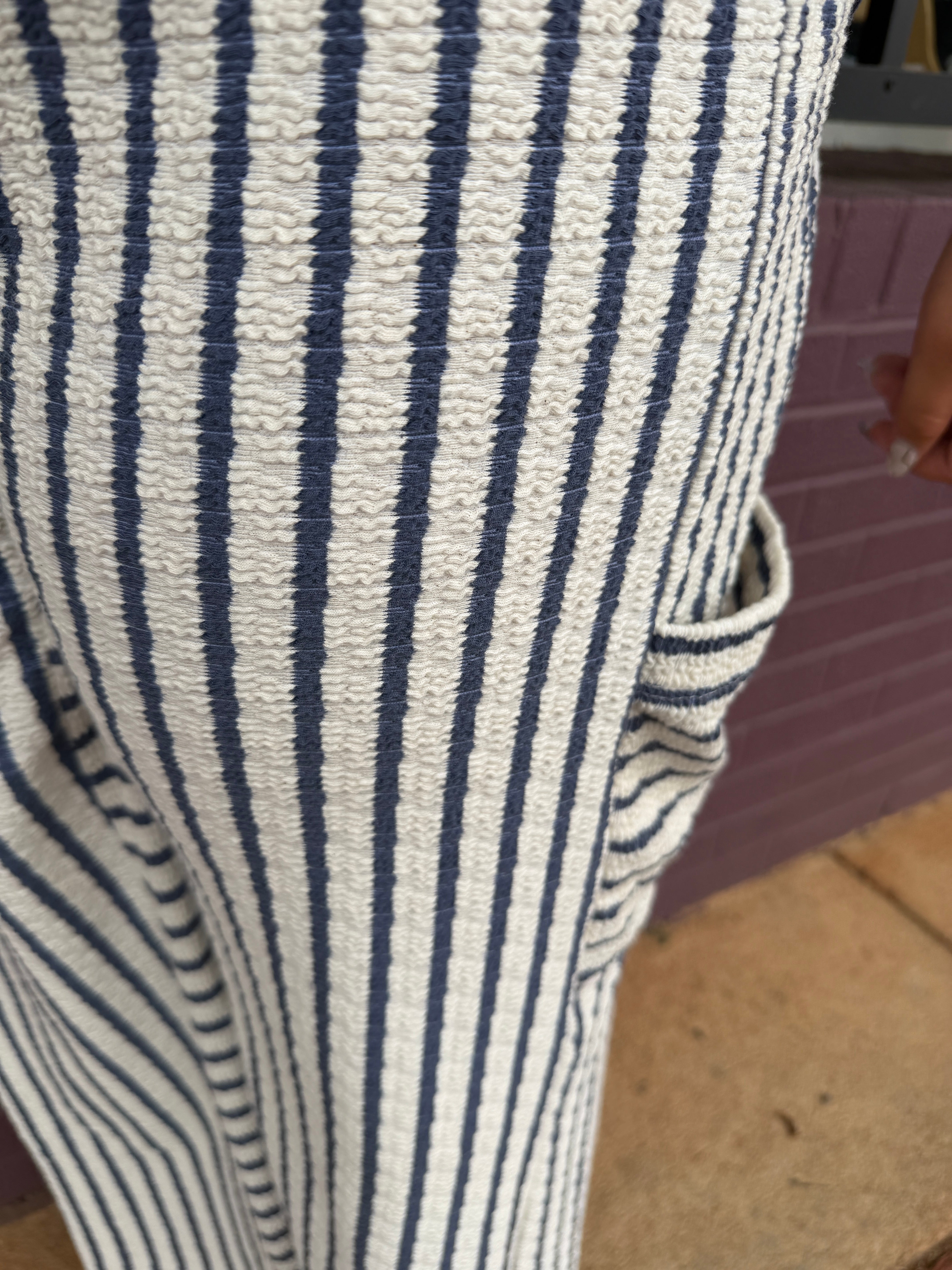 Stripe Wide Leg Pants