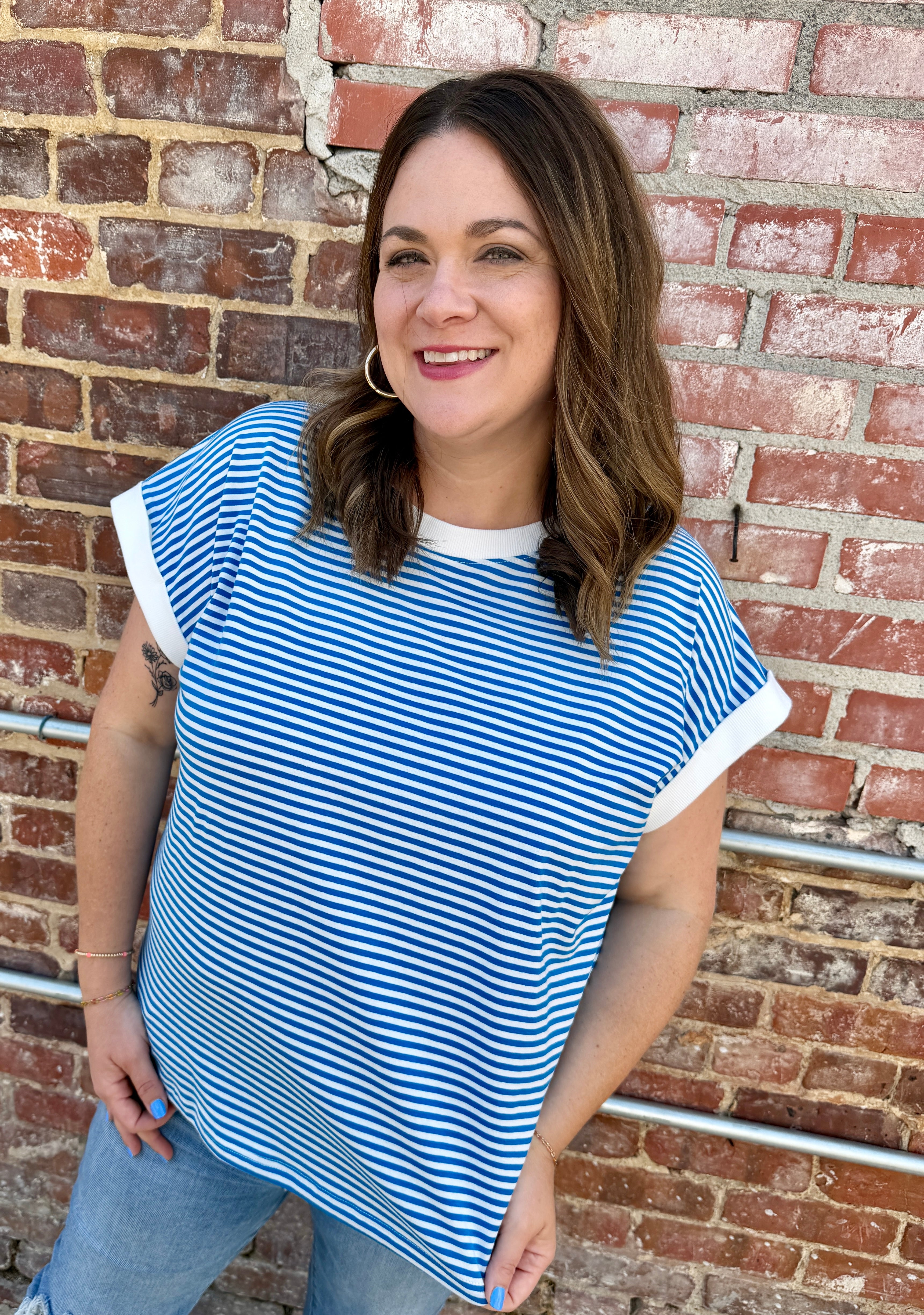Zenana Striped Tee