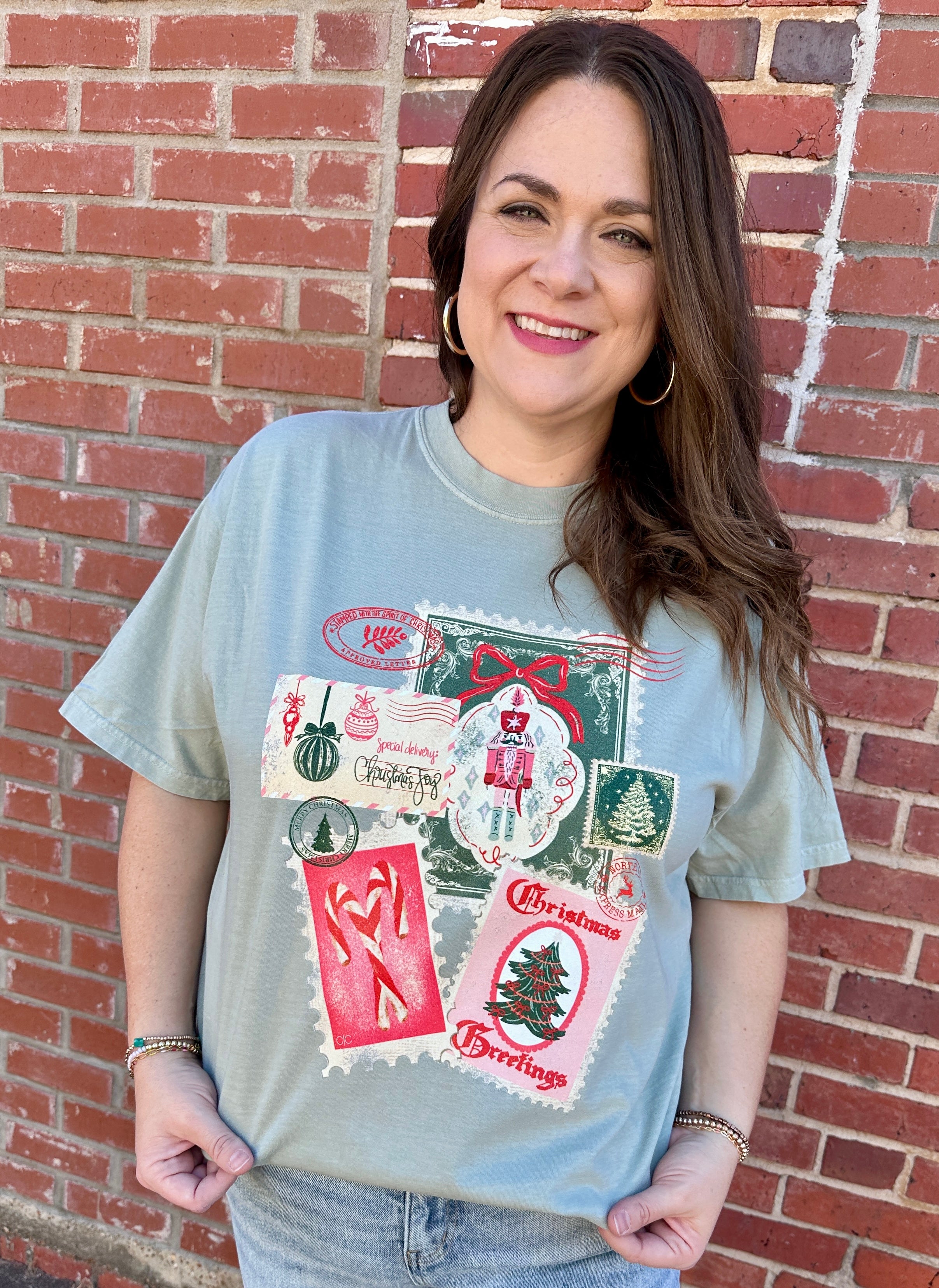 Christmas Post Card Tee