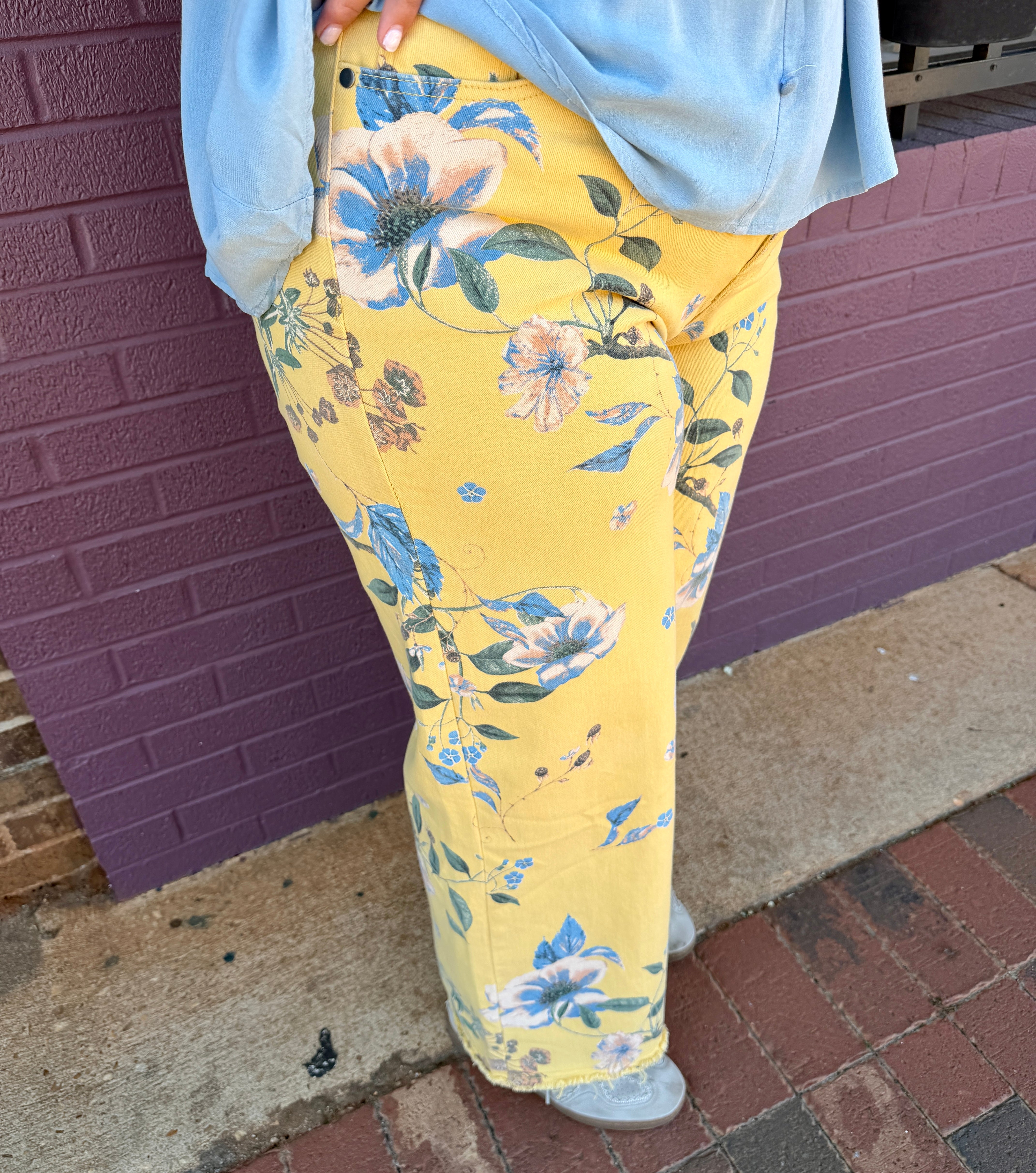 Floral Print Pants
