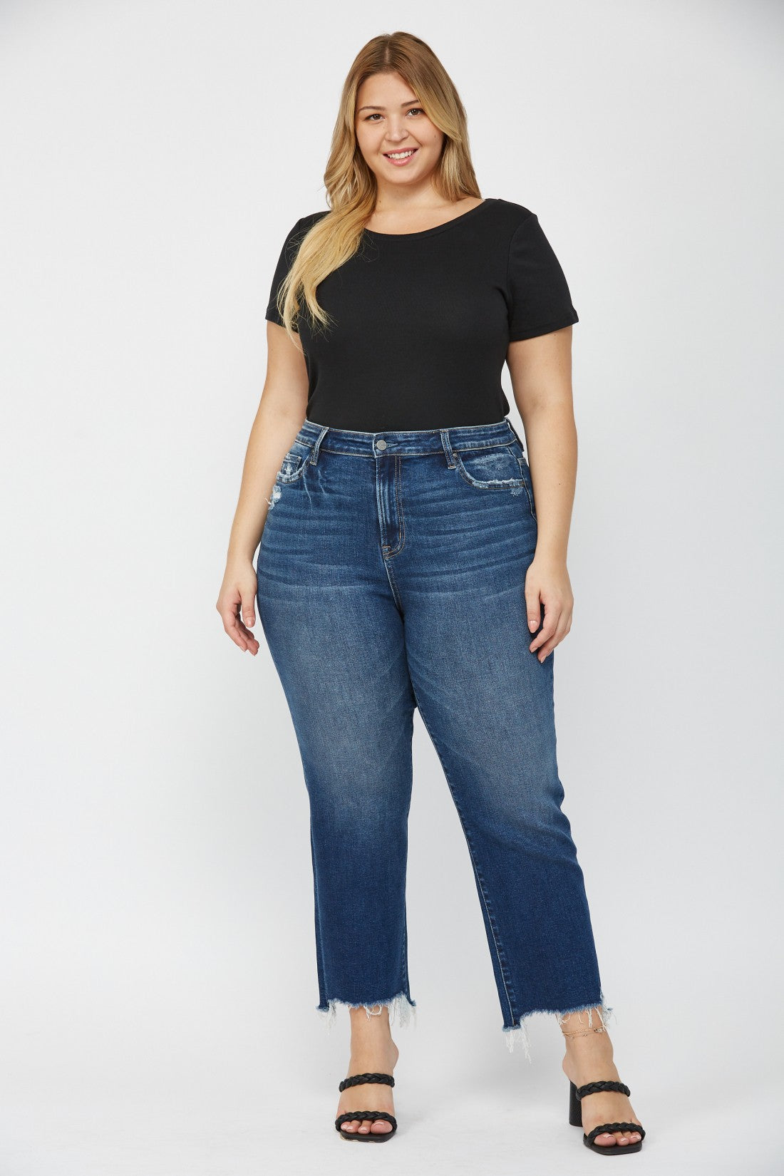 Mica Slim Straight Jeans