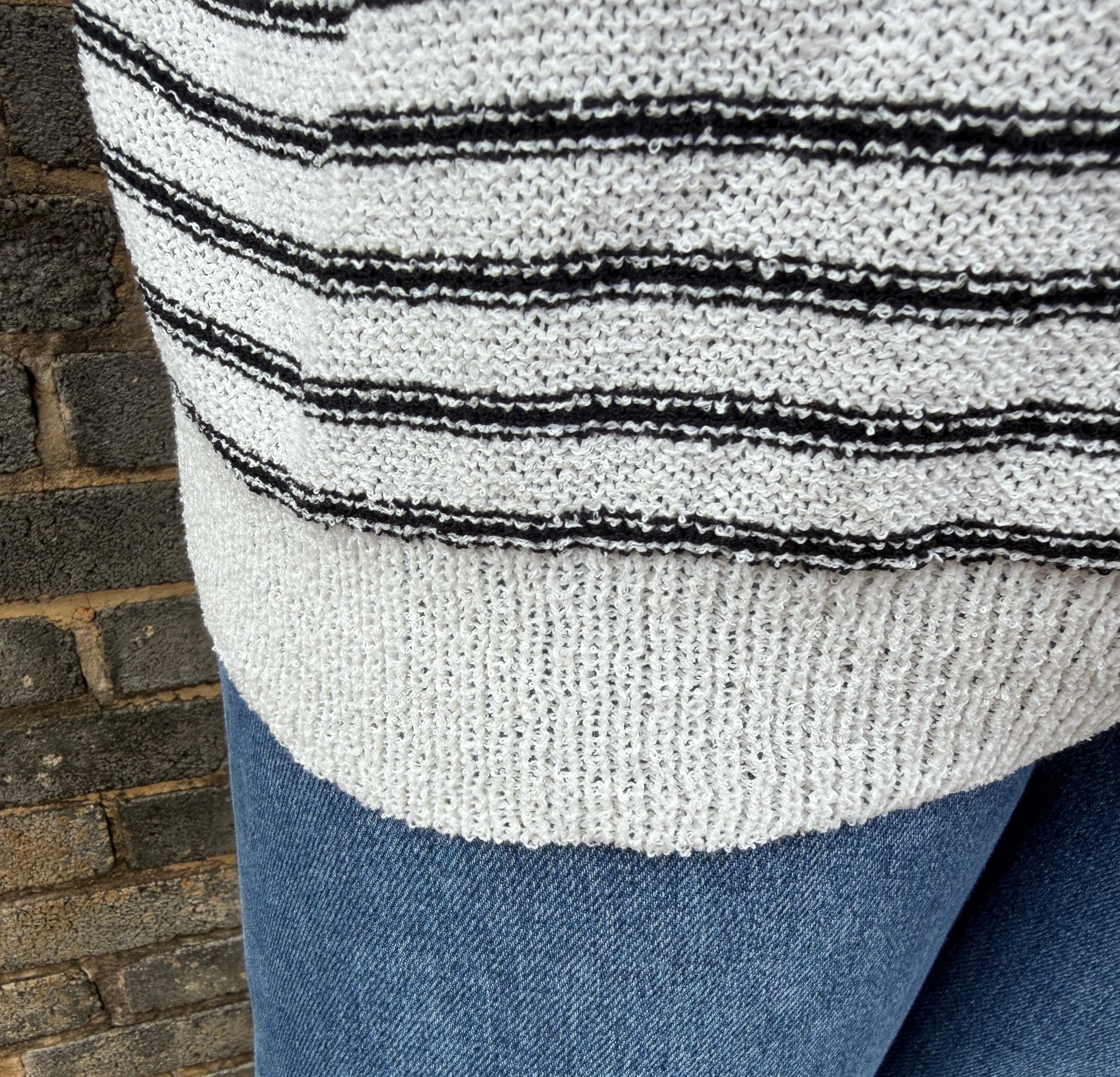 Striped Knit Top