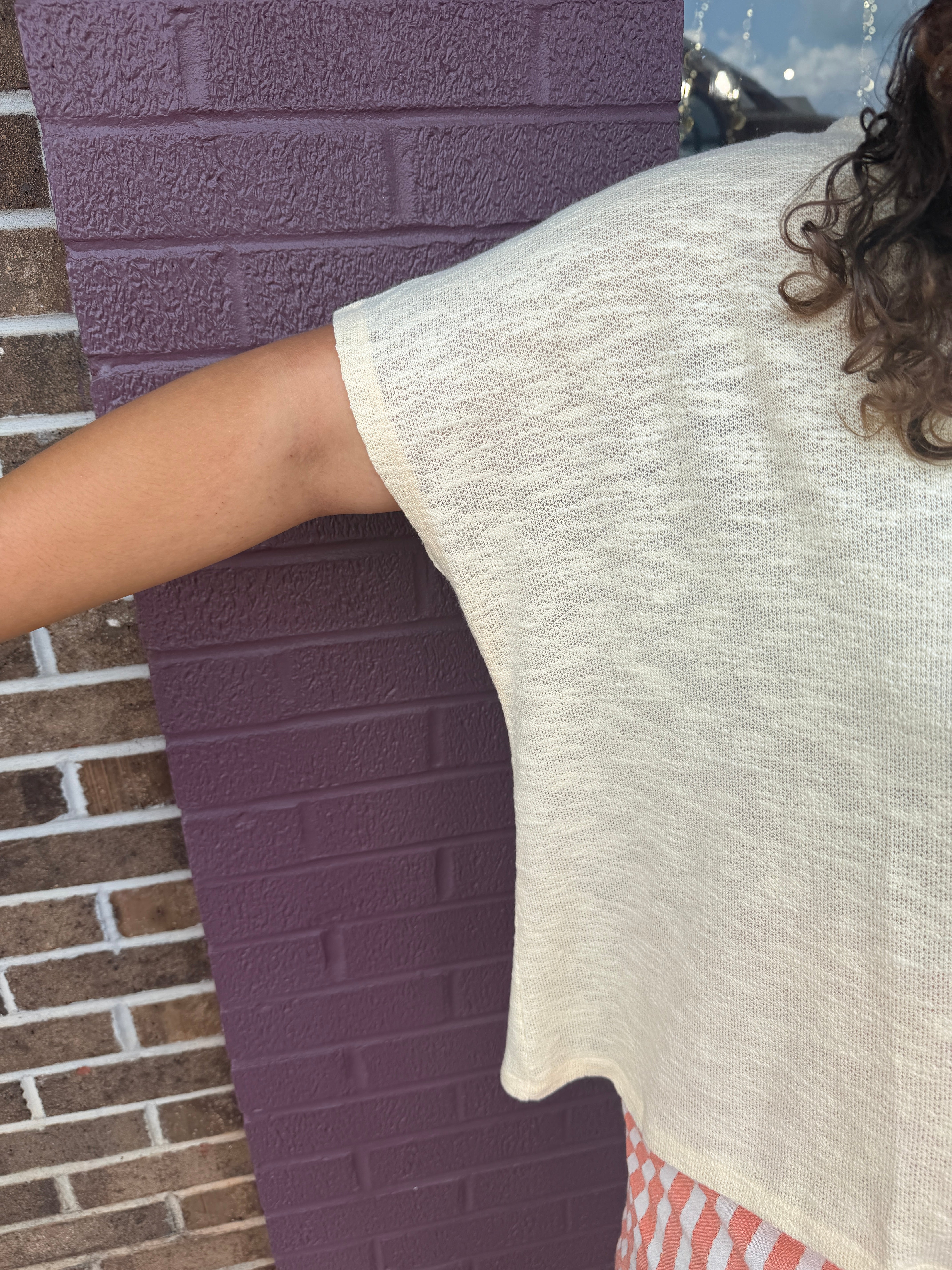 Oversized Knit Blouse