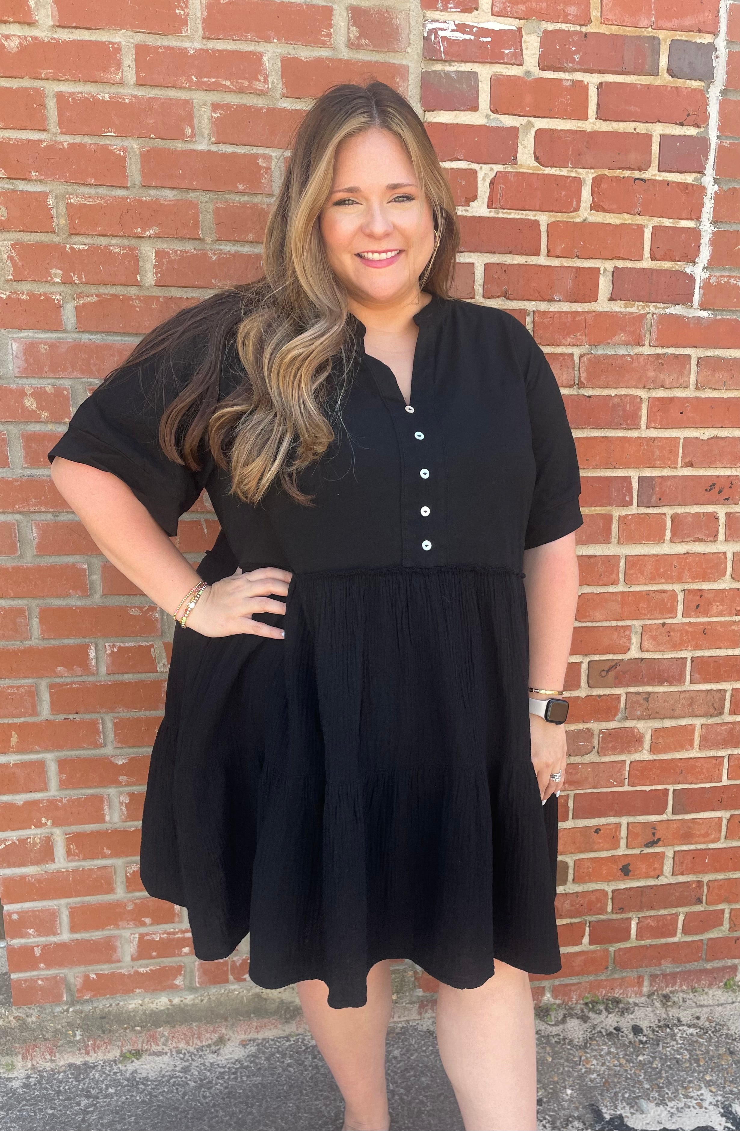 Black Gauze Dress