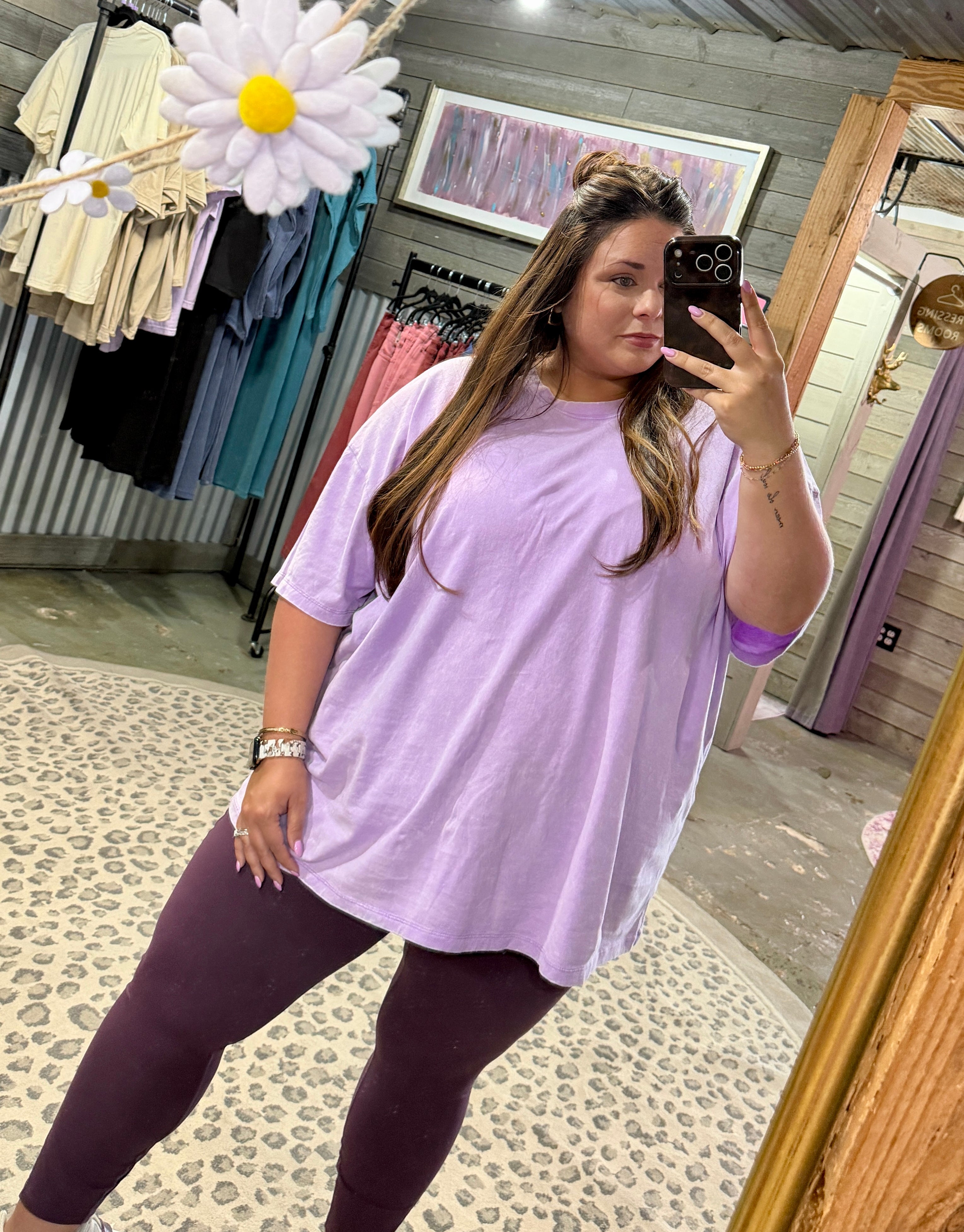 Acid Wash Boyfriend Tee