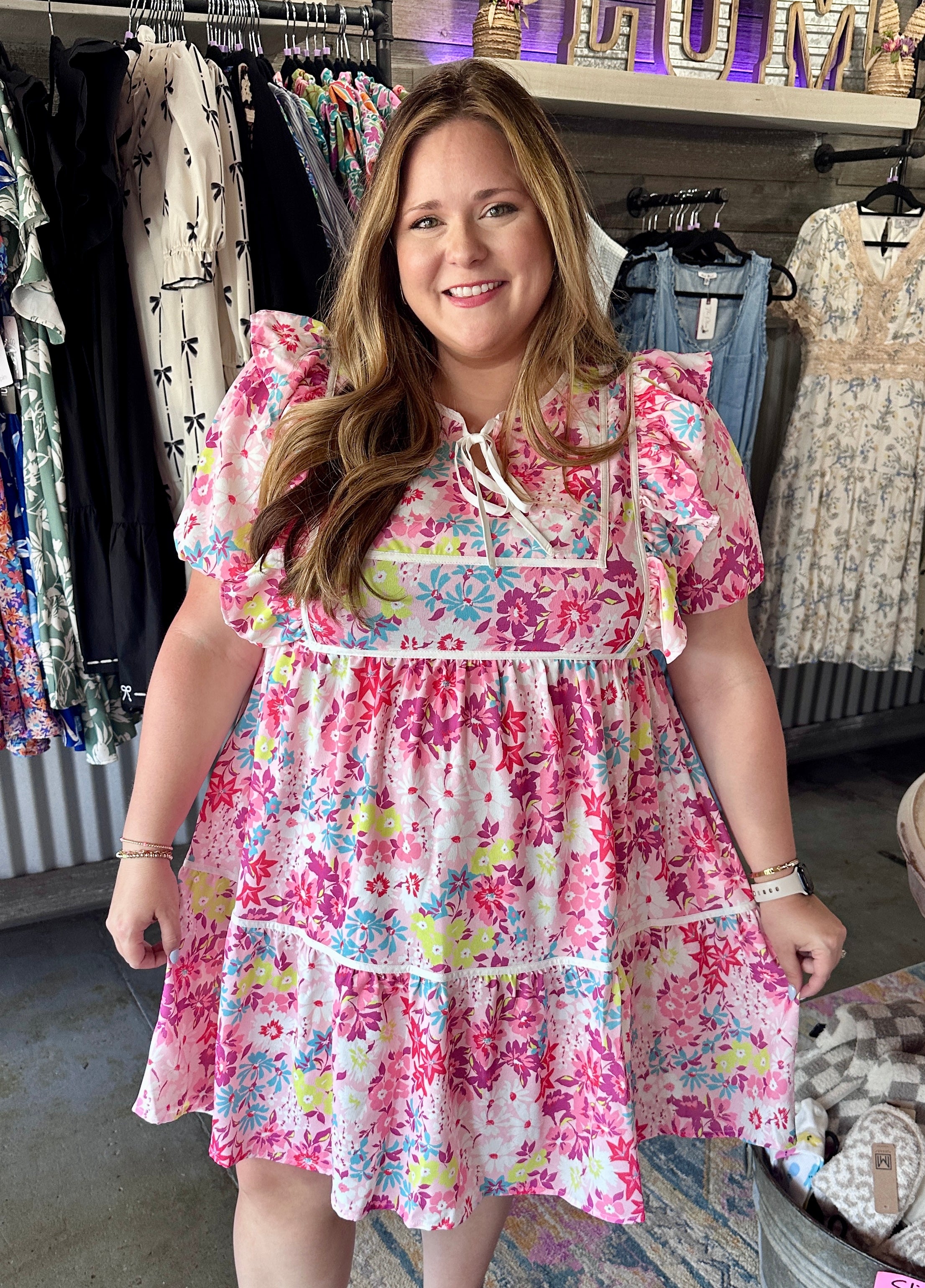 Floral Babydoll Dress