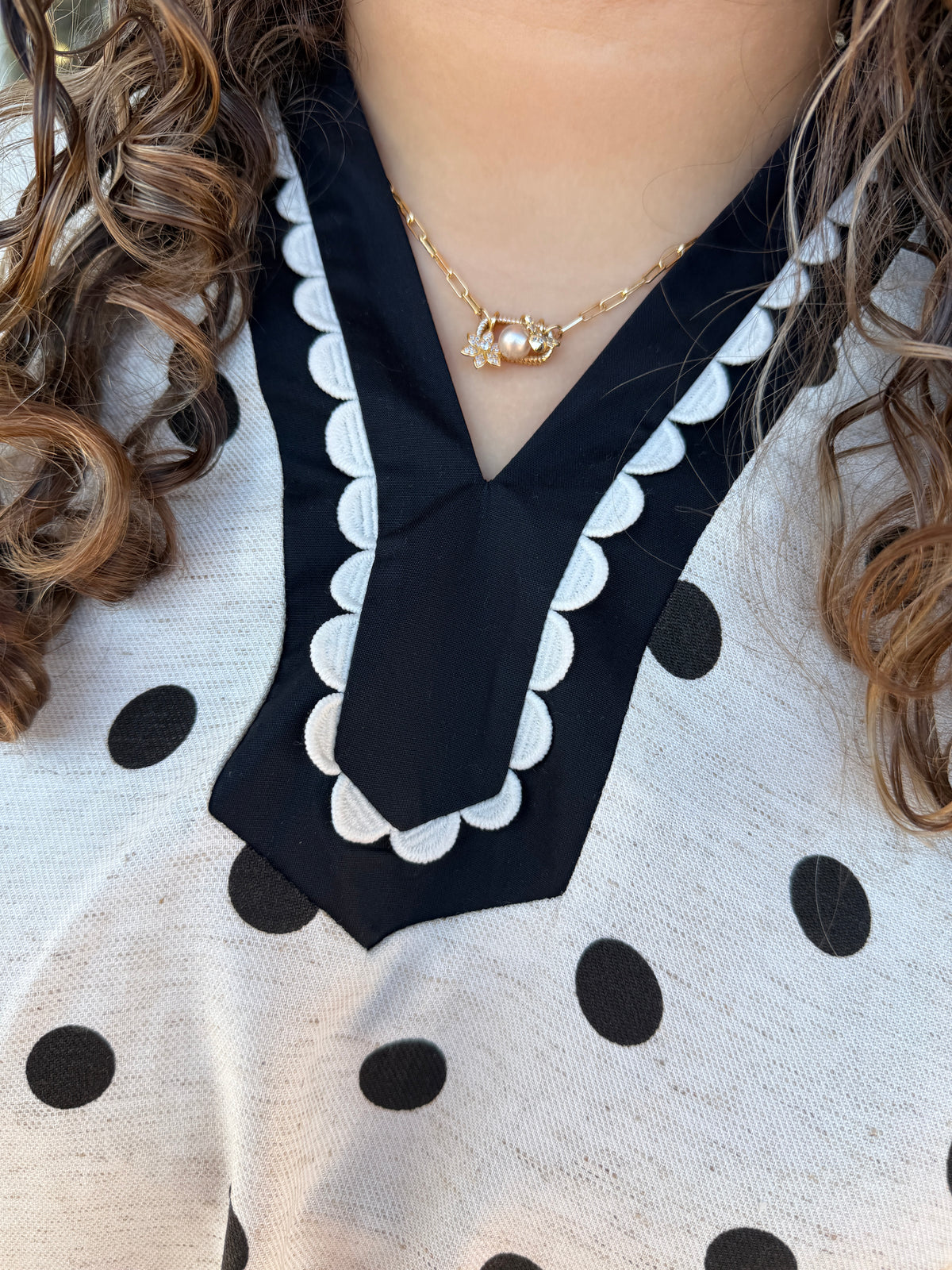 Polka Dot Blouse
