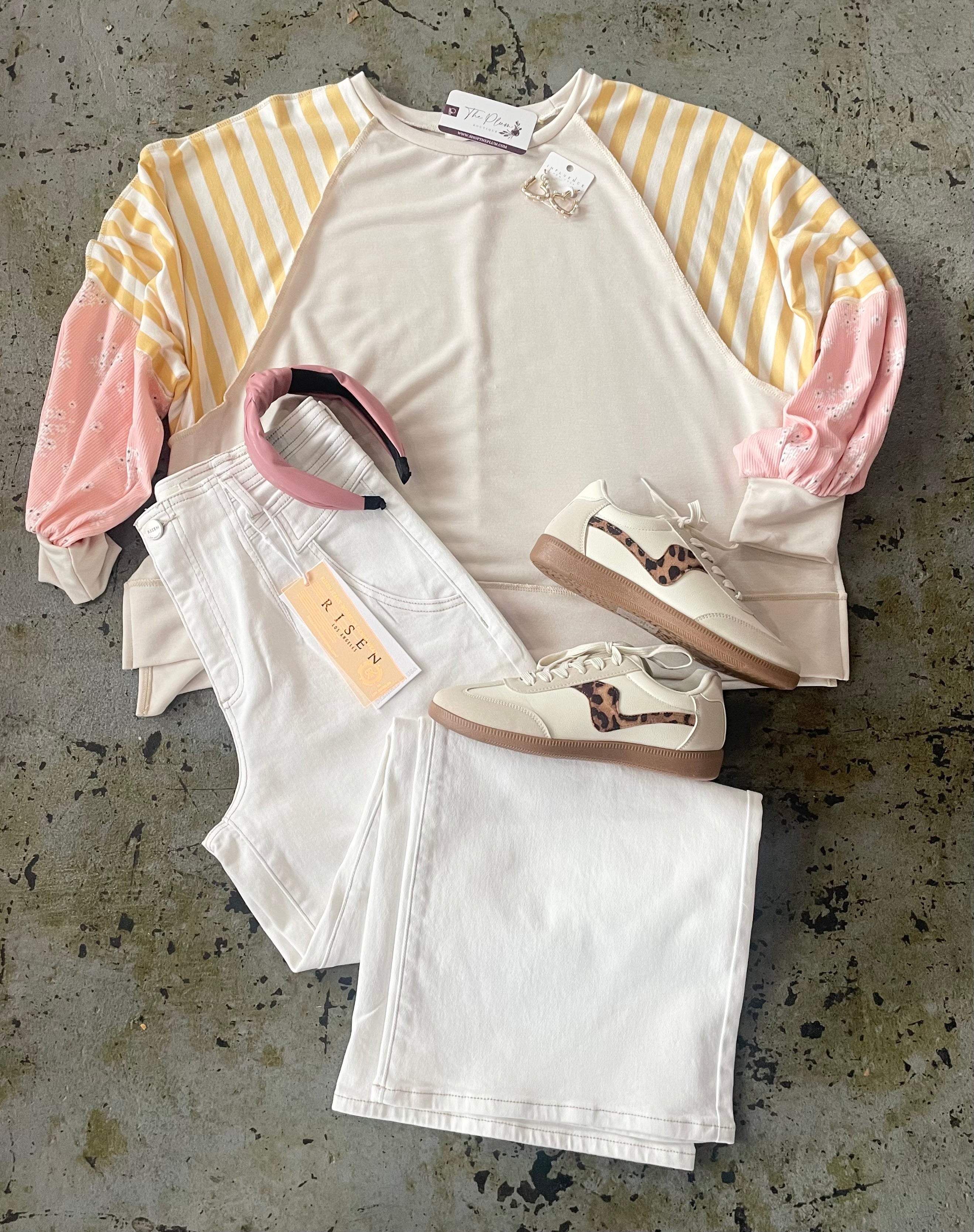 Raglan Bubble Sleeve Blouse