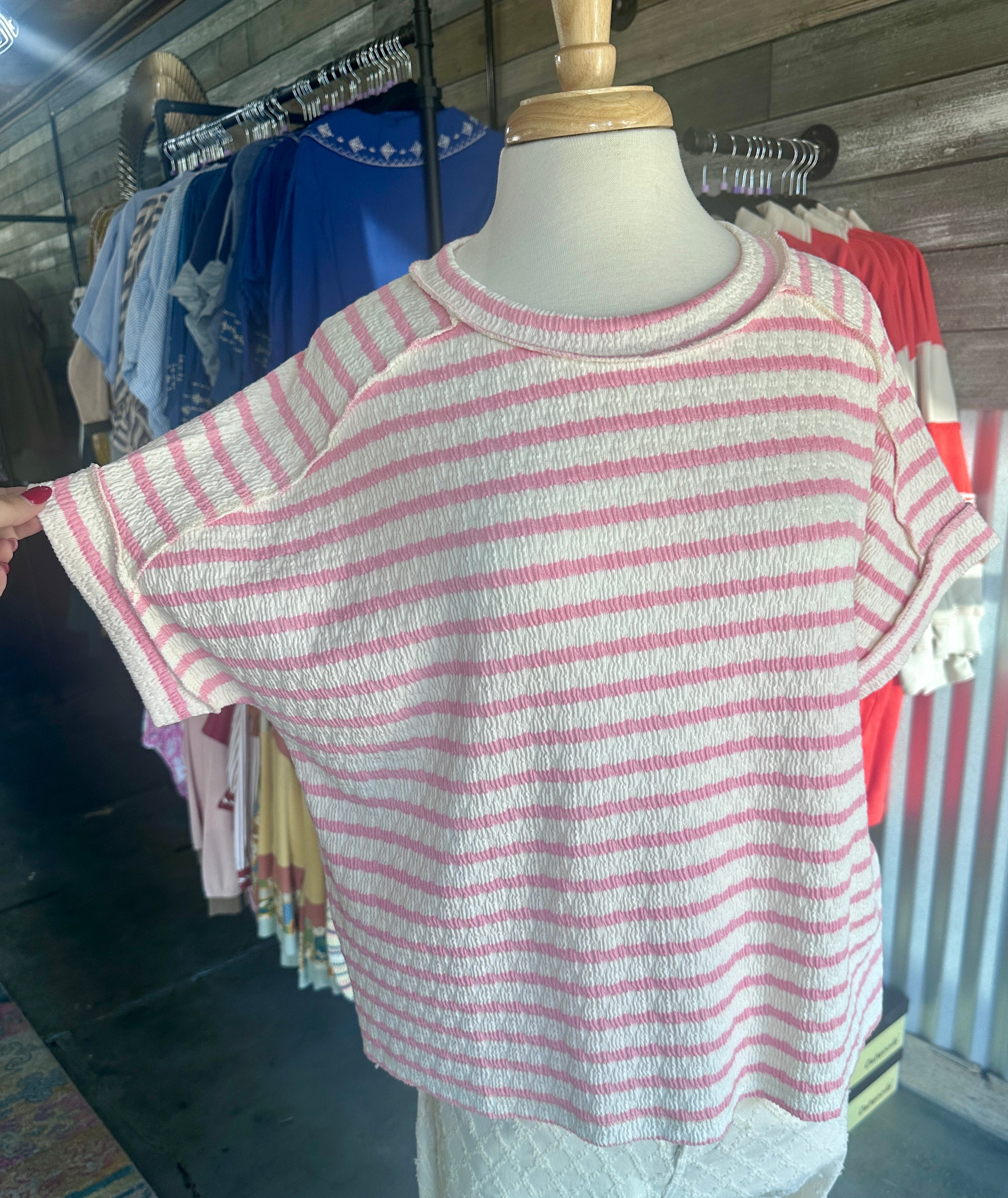 Striped Short Sleeve Tee
