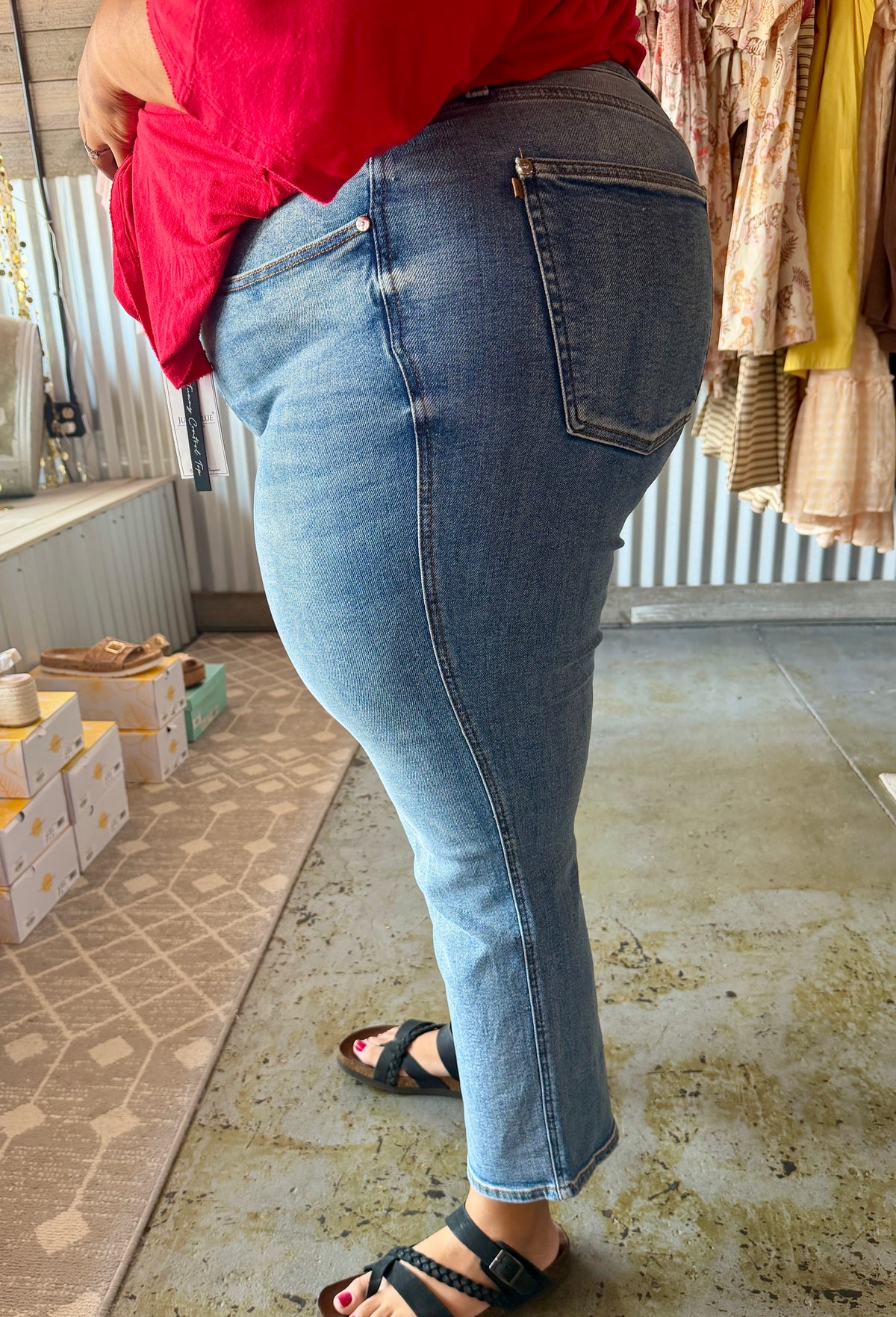 Judy Blue Straight Ankle Jeans