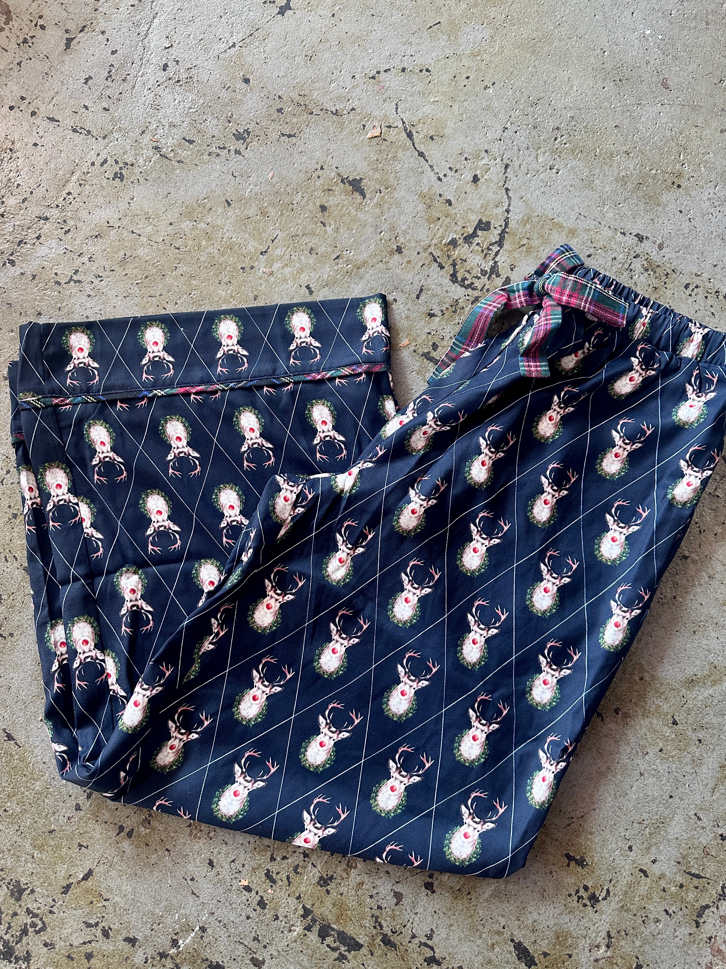 Reindeer Pajama Pants