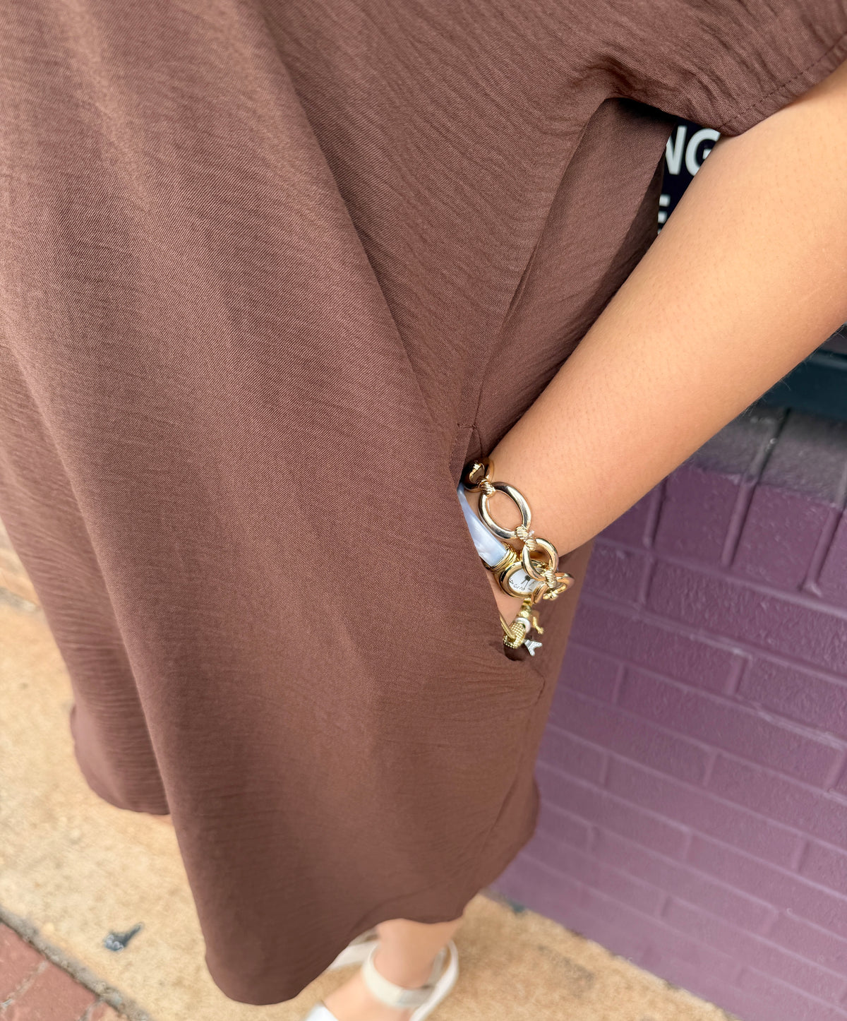 Airflow V-neck Dress