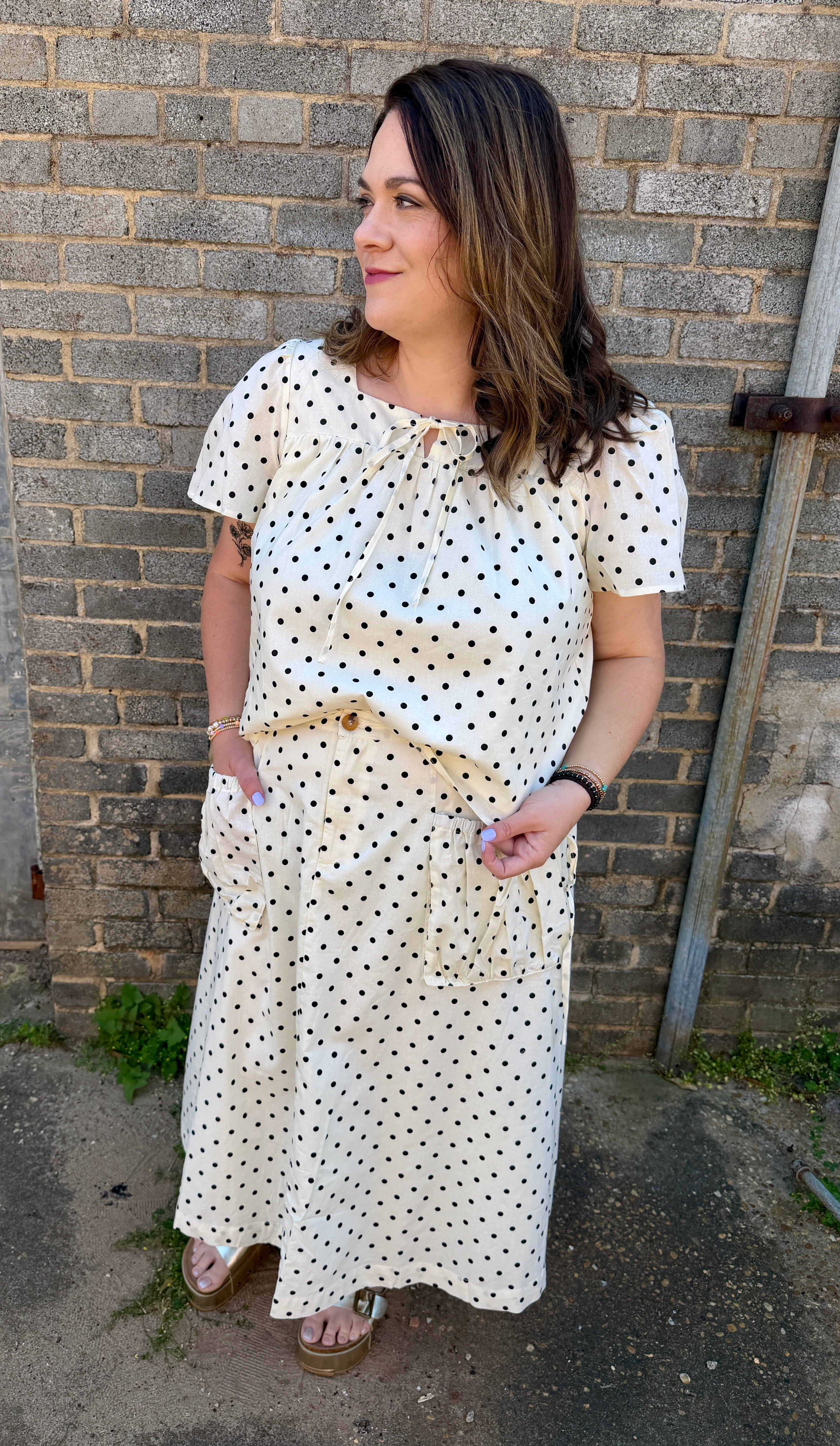 Polka Dot Blouse