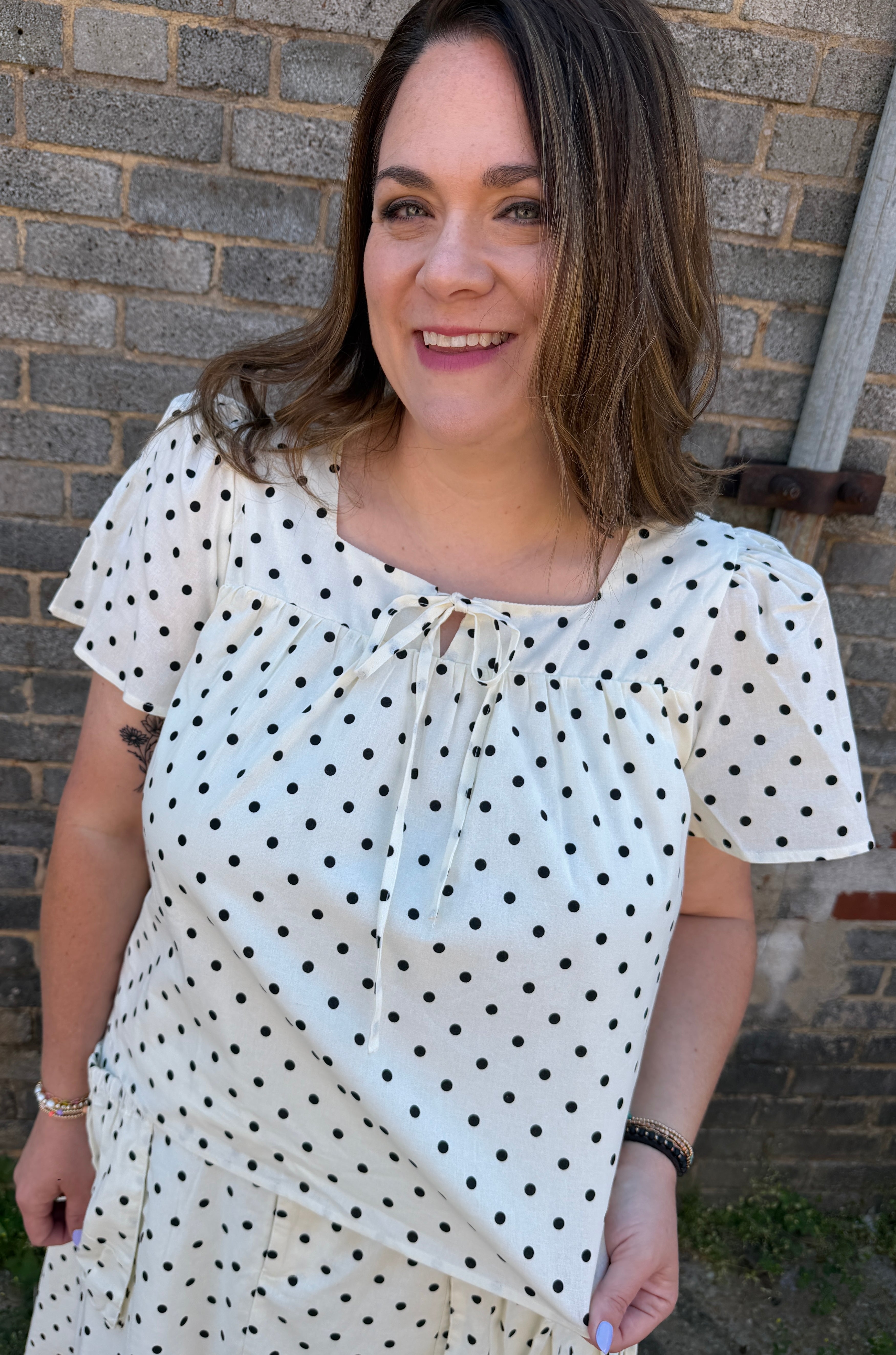 Polka Dot Blouse
