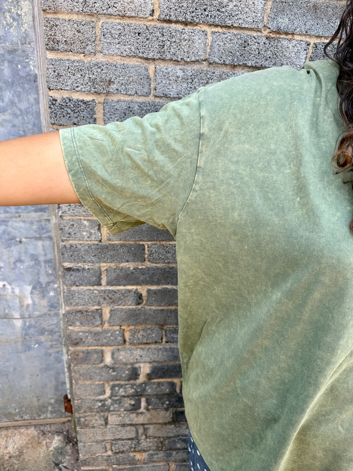 Acid Washed Boyfriend Tee