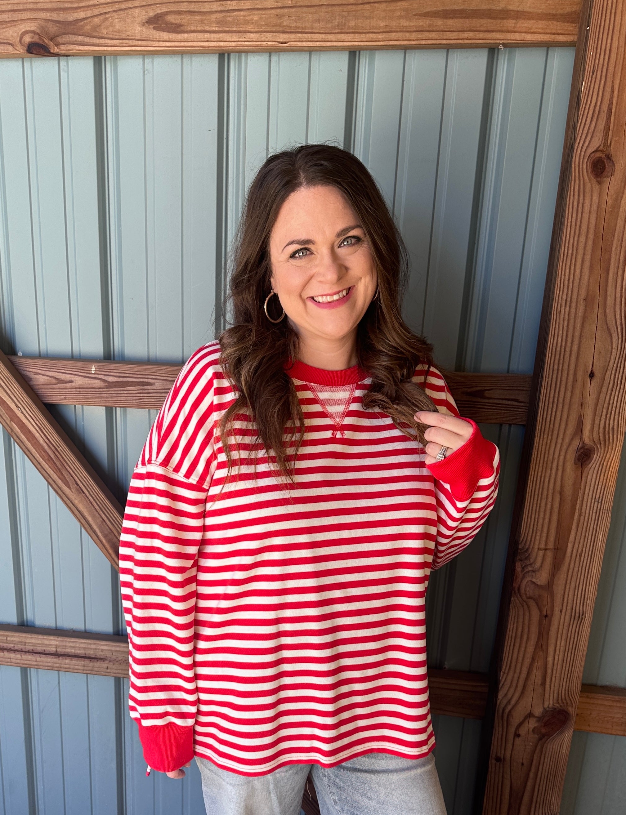 Long Sleeve Striped Tee