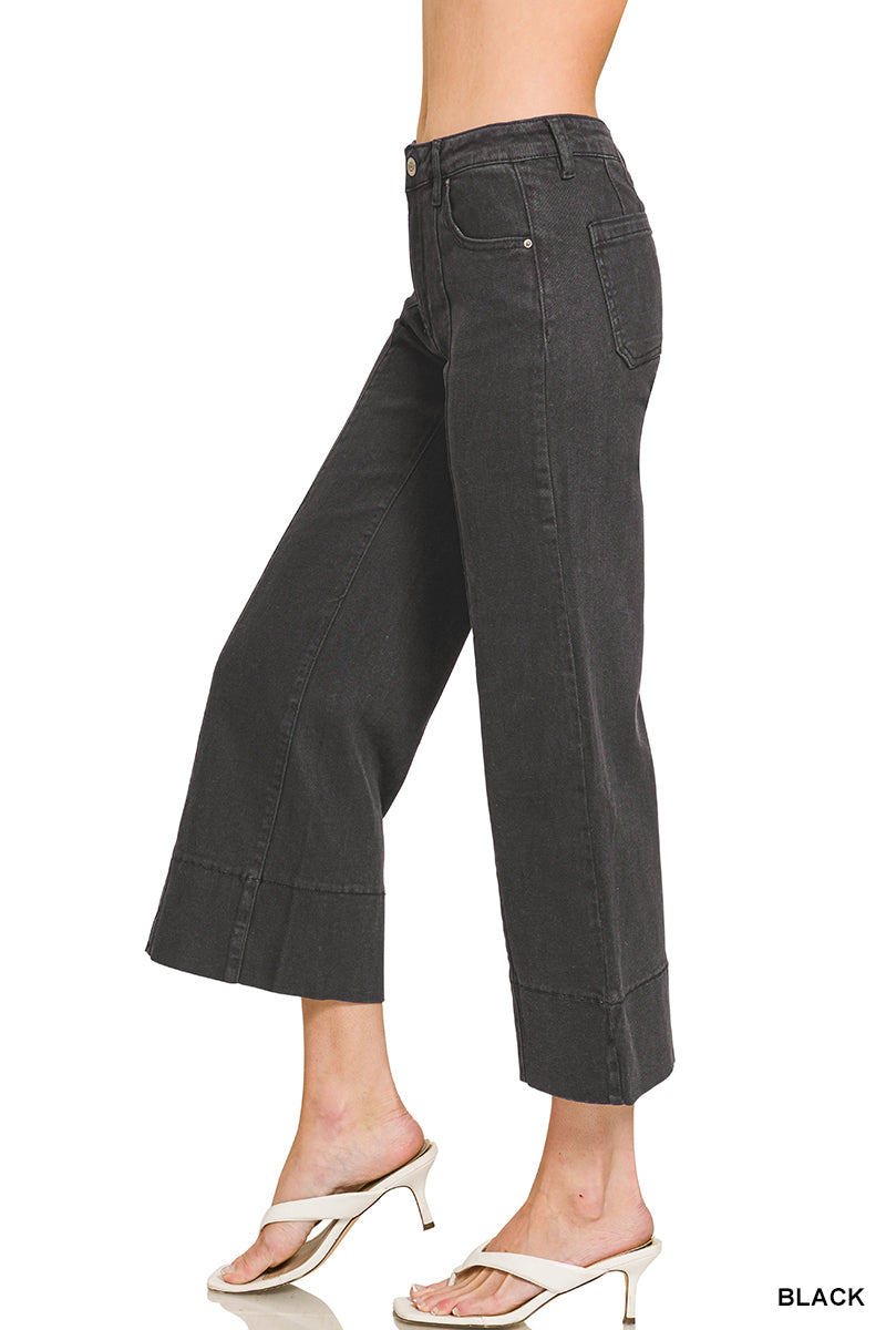 Zenana Cropped Denim