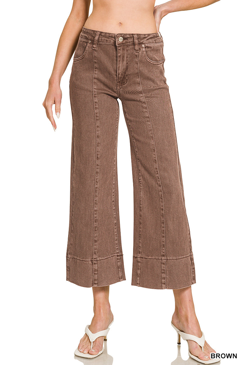 Zenana Cropped Denim