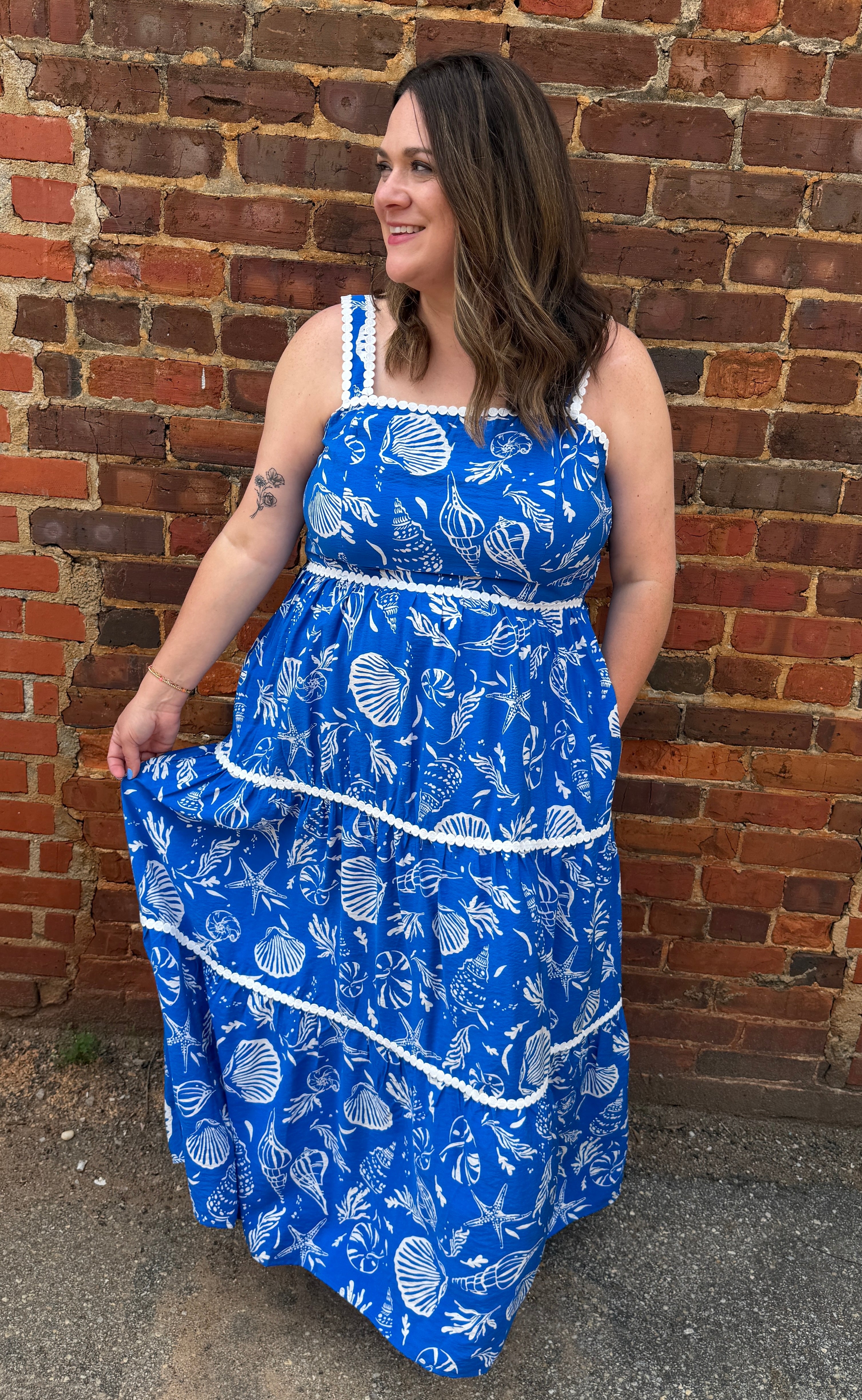 Seashell Midi Dress