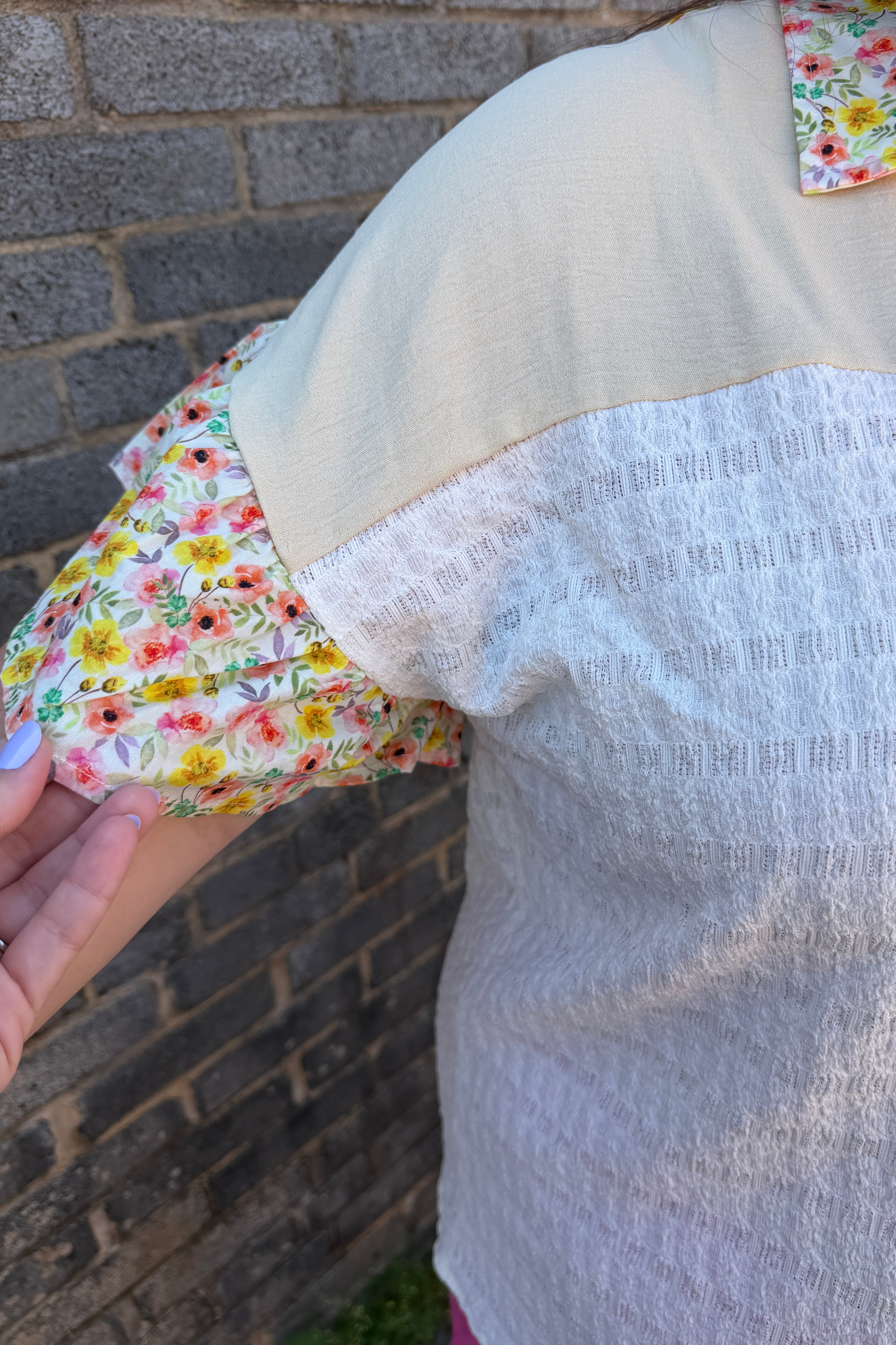 Floral Button Down Blouse