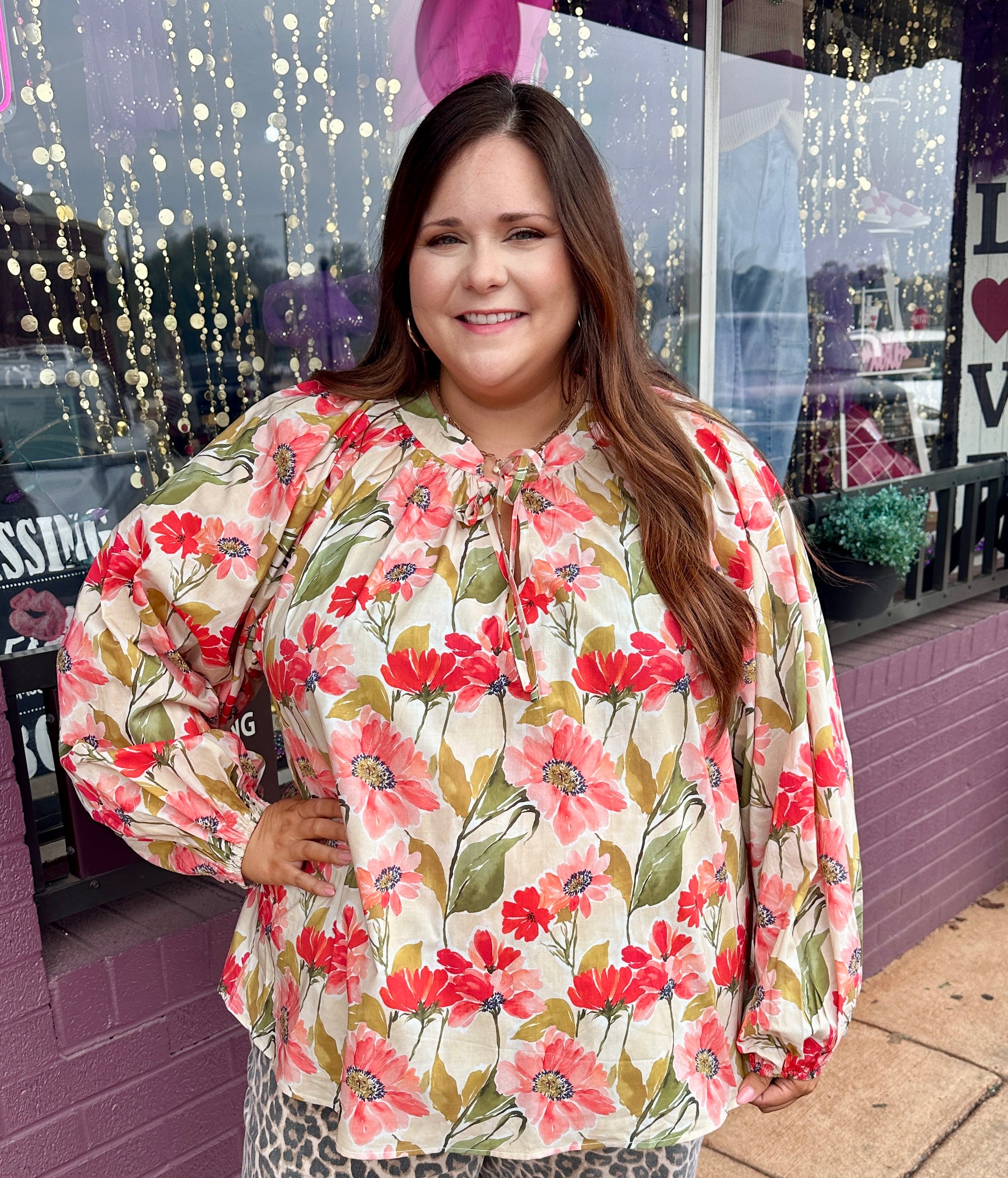Floral Print Blouse