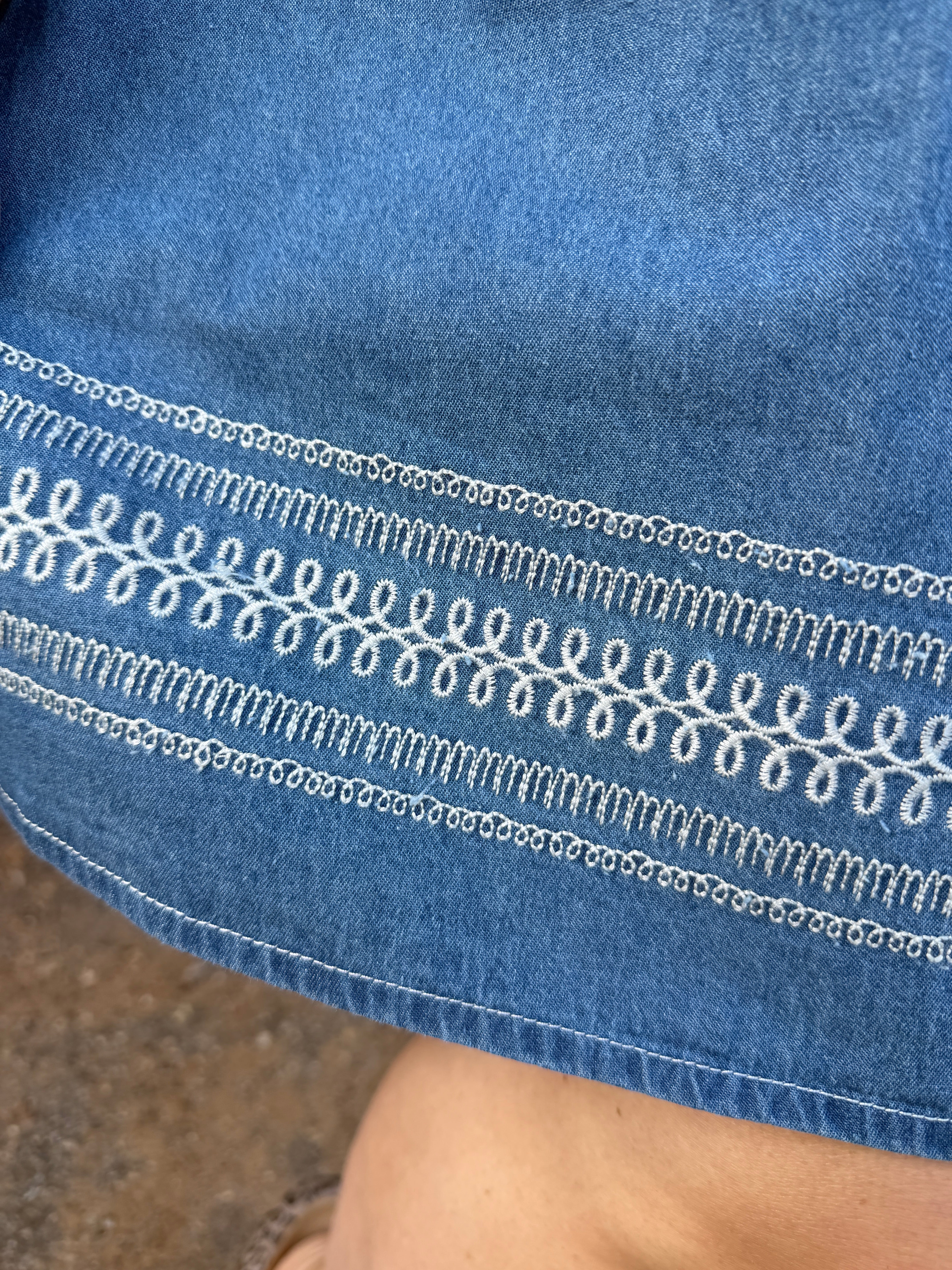 Denim Sleeveless Dress