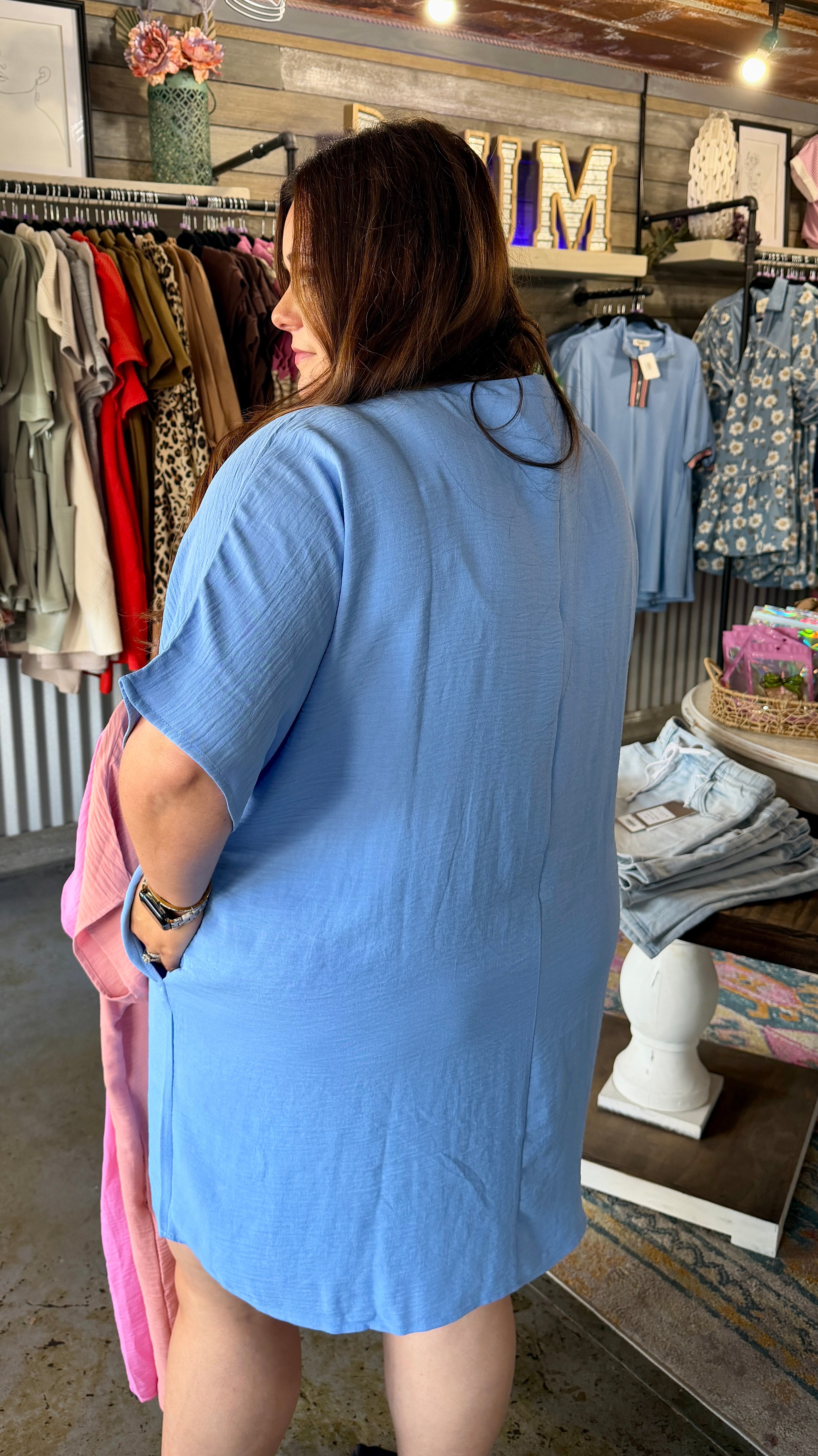 Airflow V-neck Dress