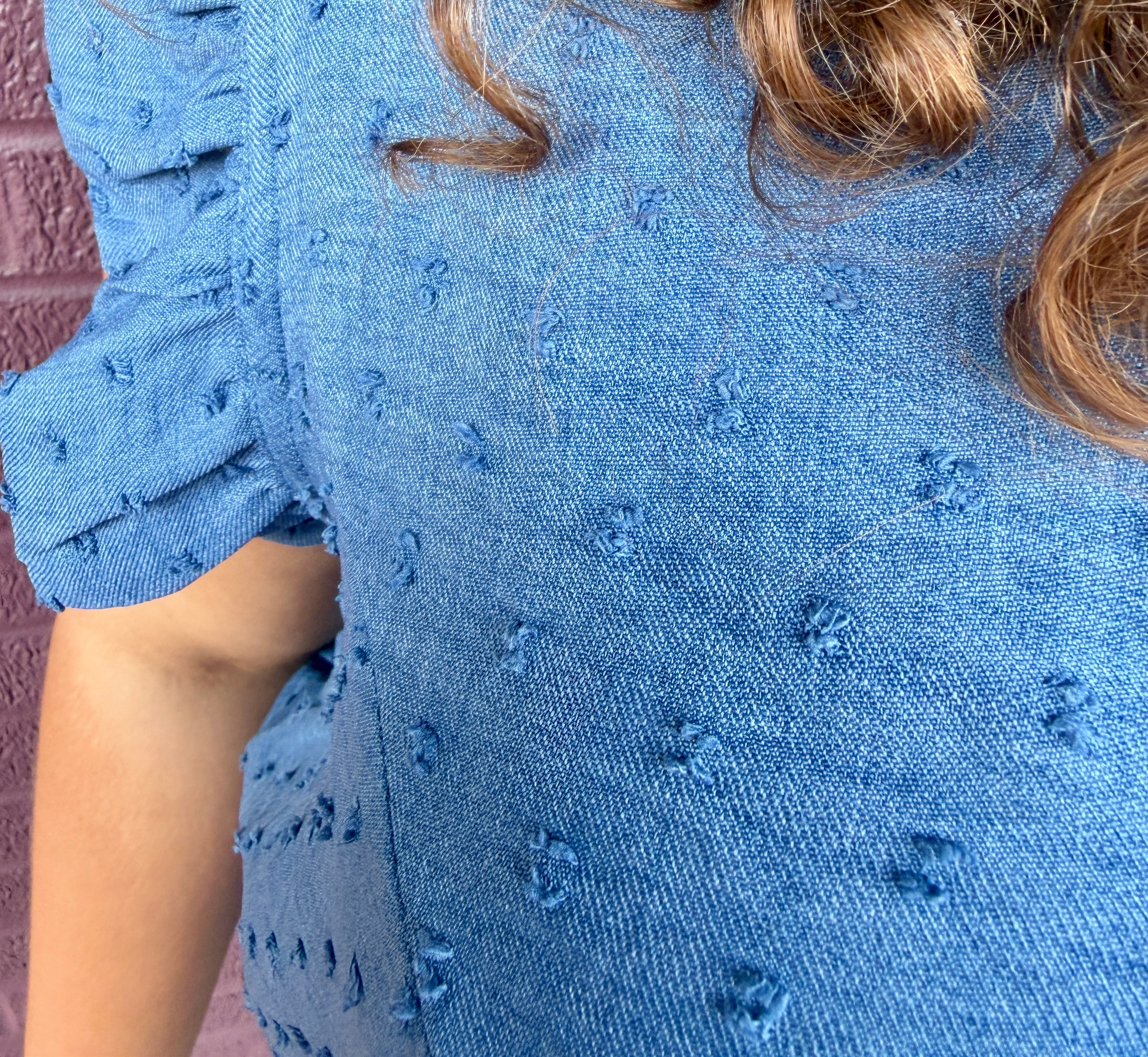 Swiss Dot Blouse