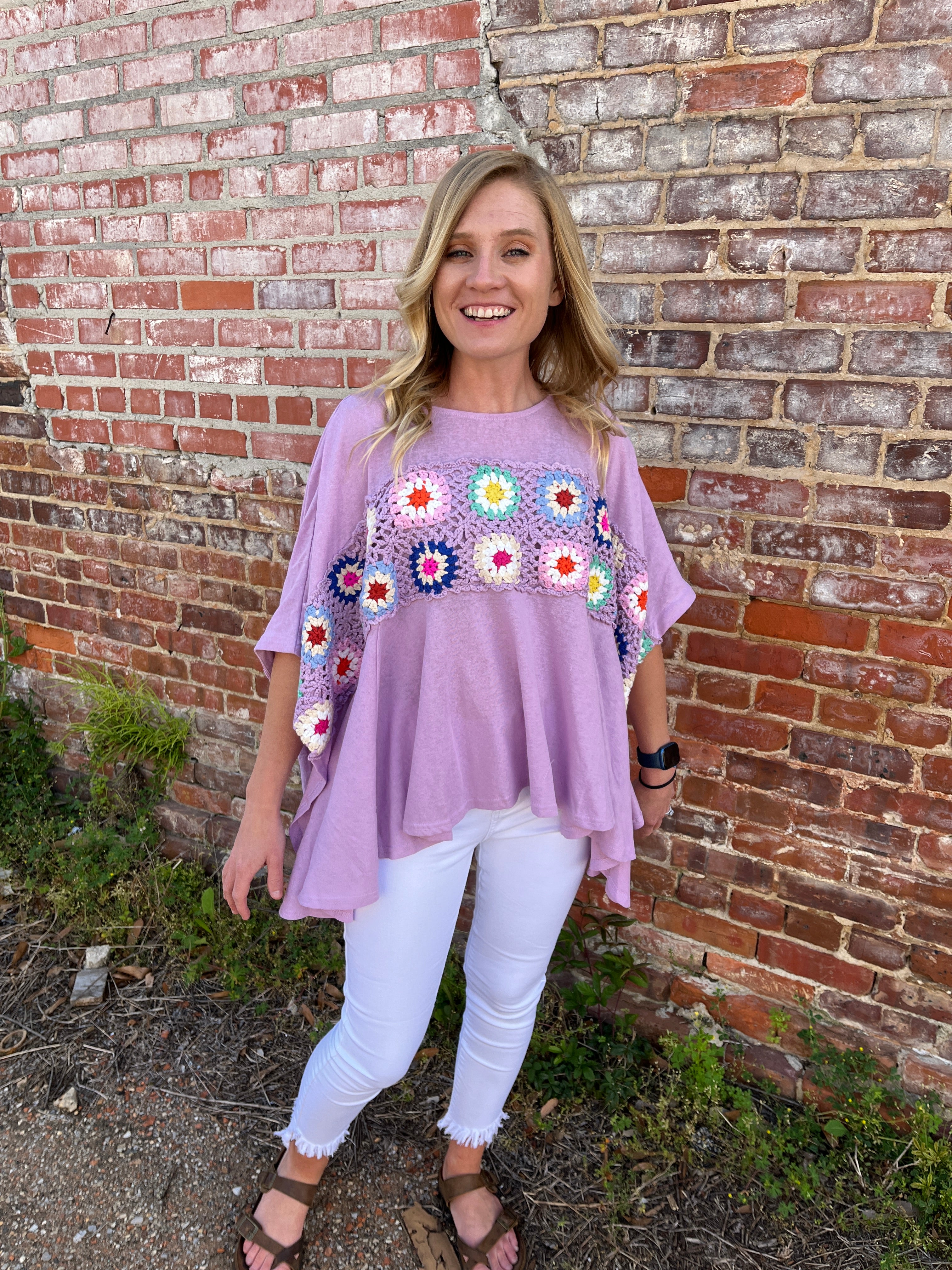 Crochet Detail Blouse