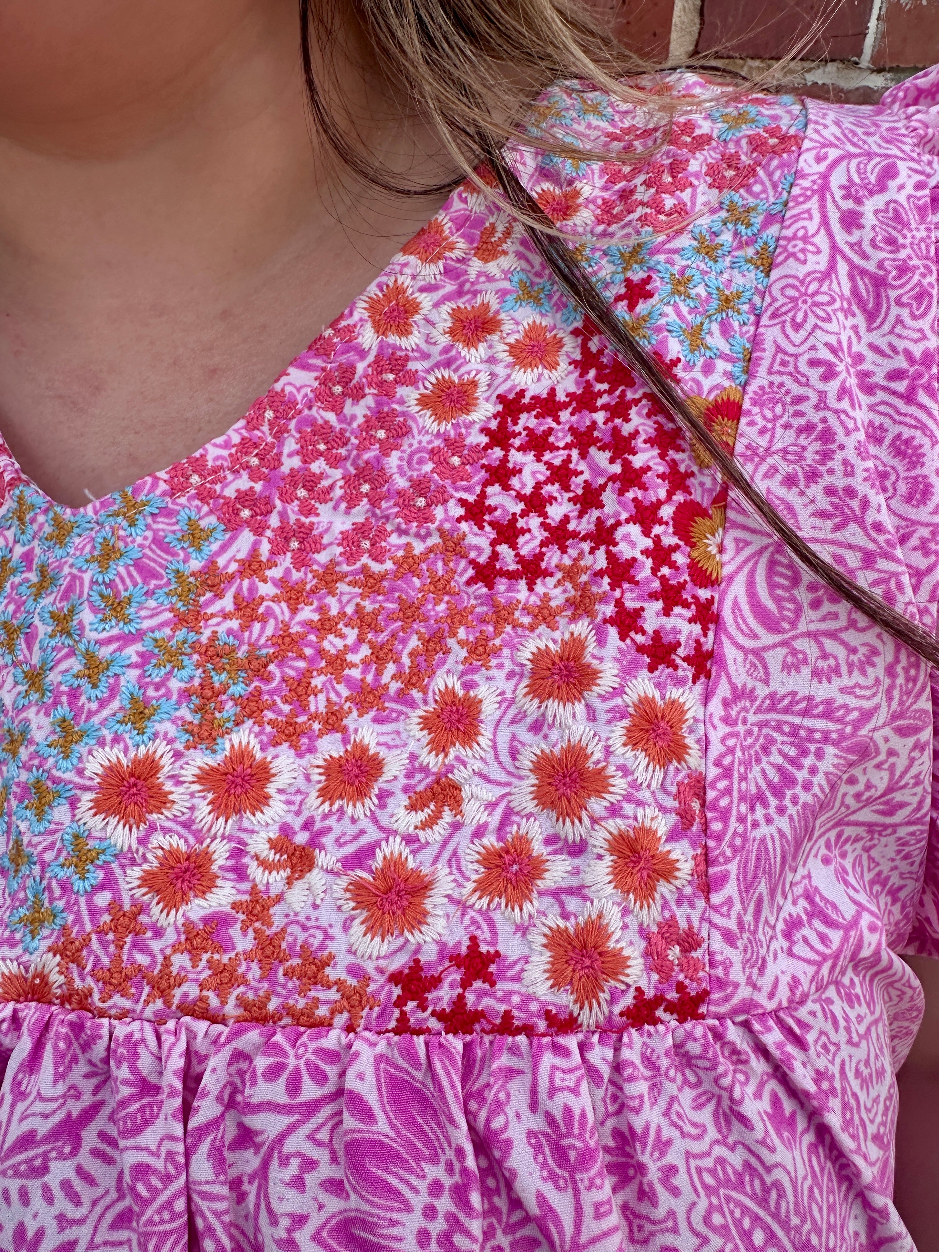 Floral Babydoll Blouse