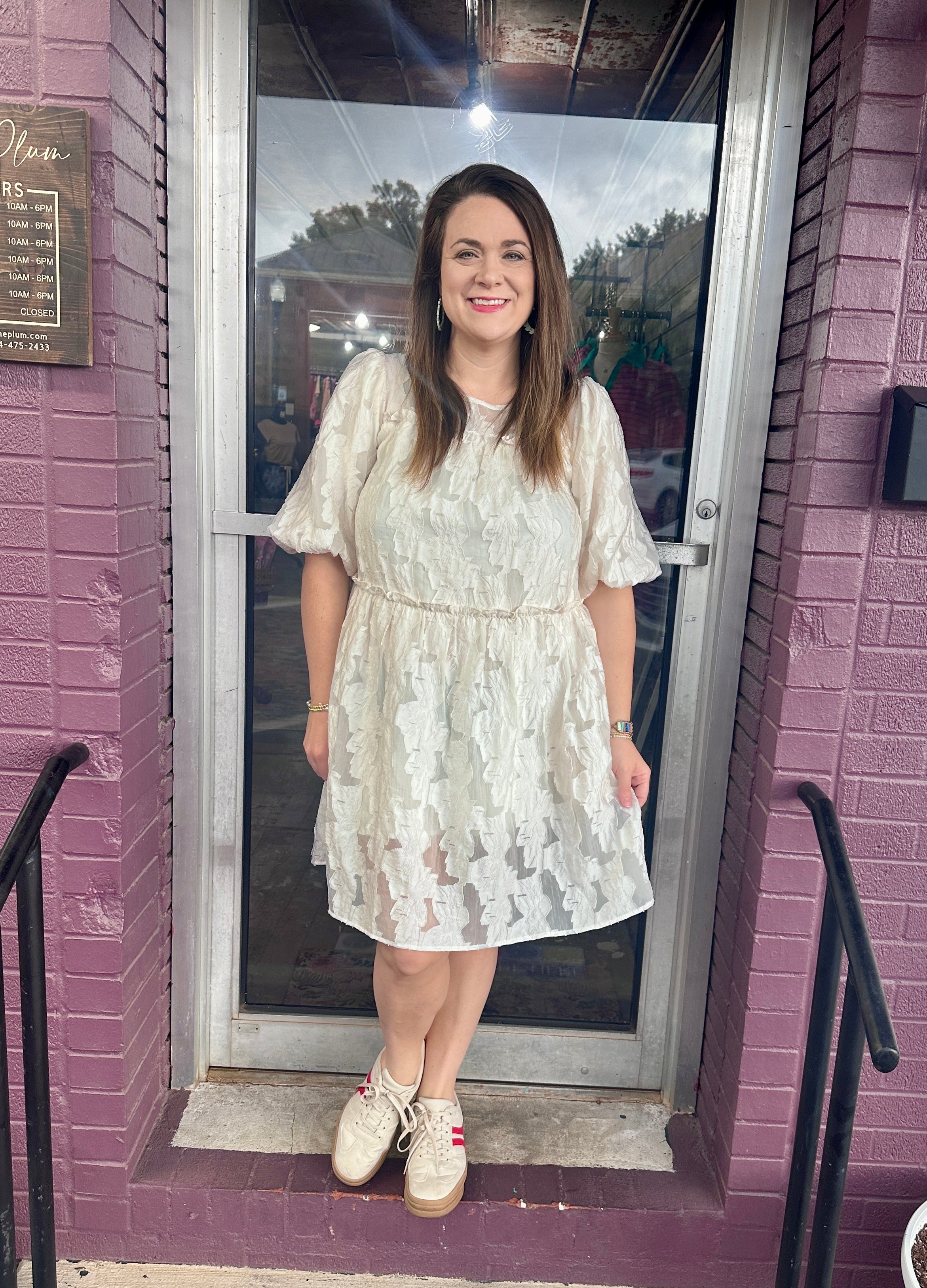 Solid Babydoll Dress