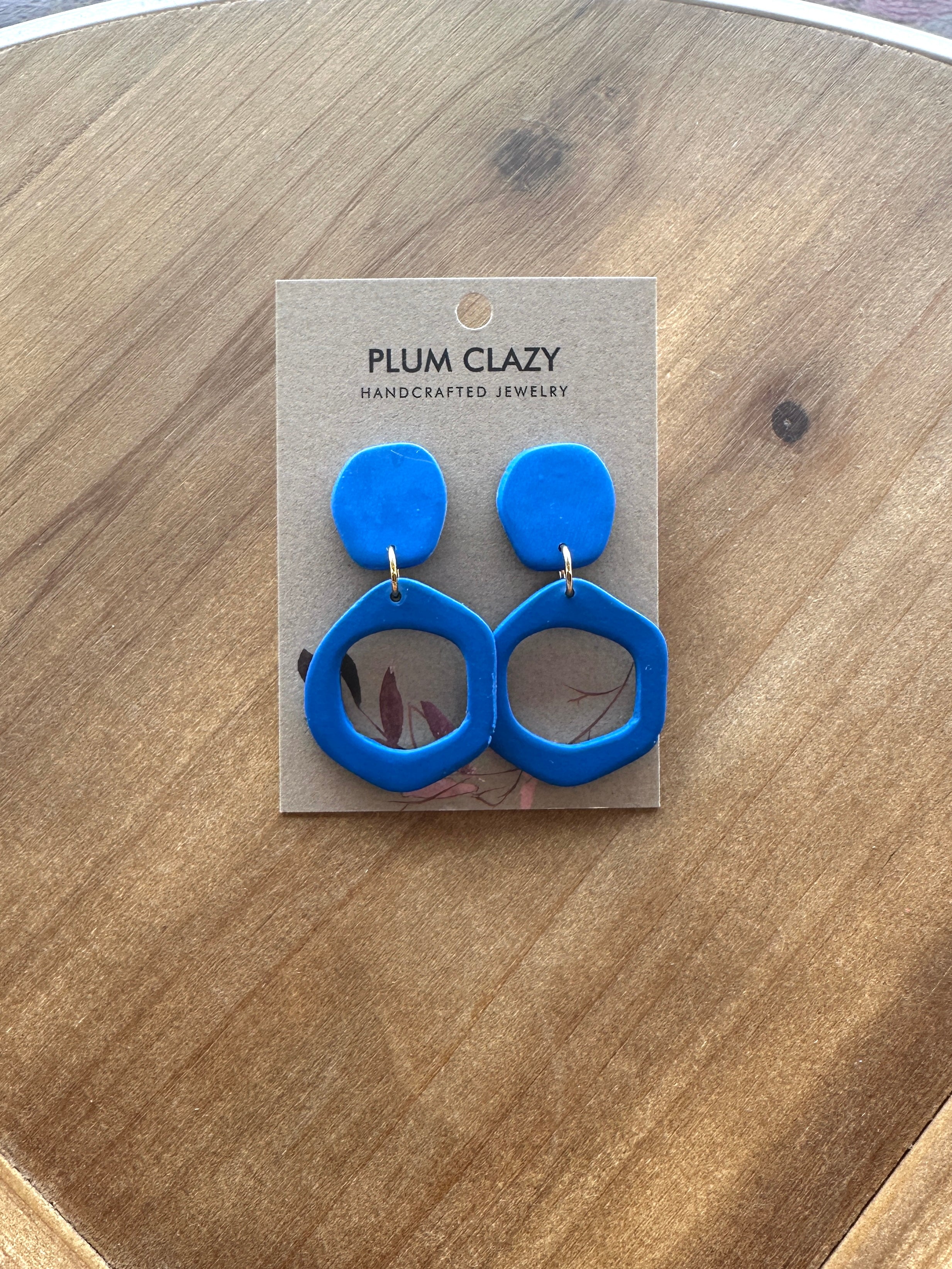 Blue Abstract Dangle