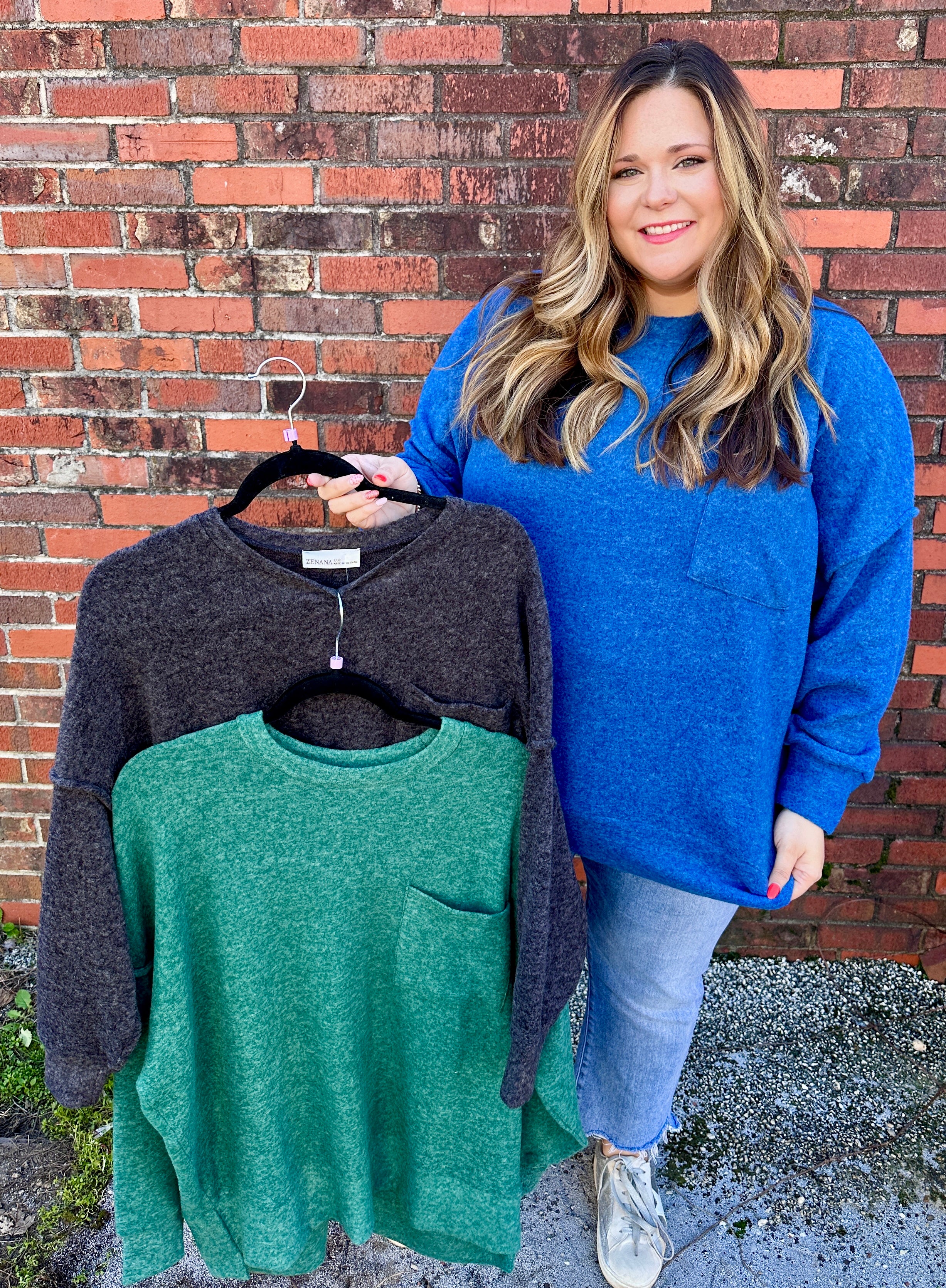 Washed Oversized Sweater