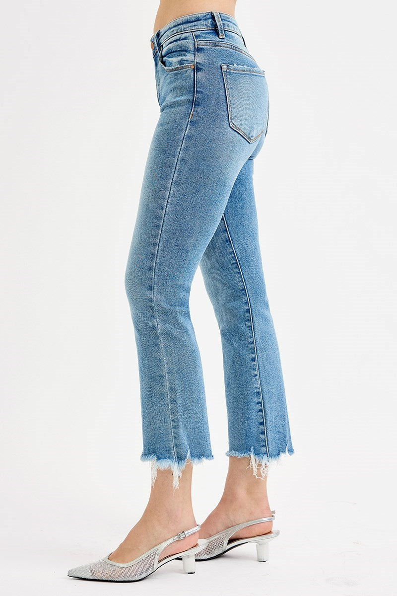Risen Straight Slim Jeans