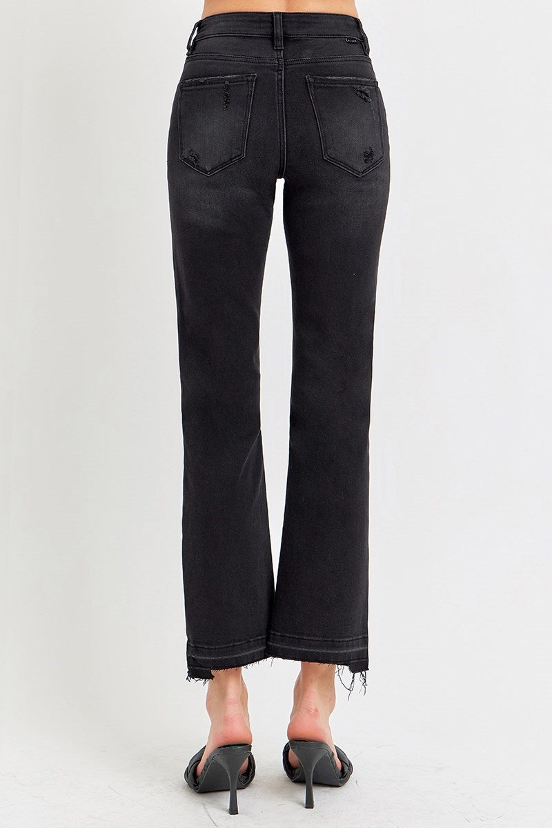 Black Mid-Rise Jeans