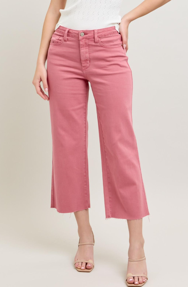 Rose Cropped Jeans