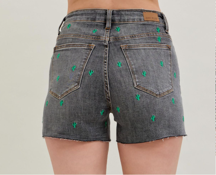 Judy Blue Cactus Shorts
