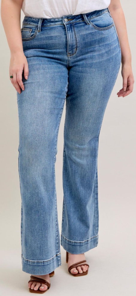 Judy Blue Wide Hem Flares