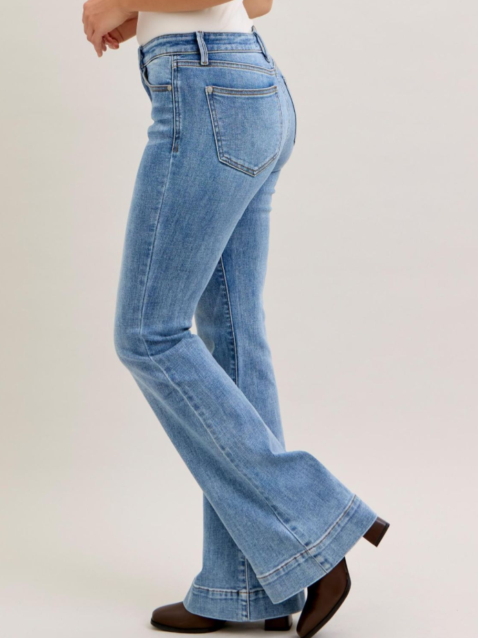 Judy Blue Wide Hem Flares