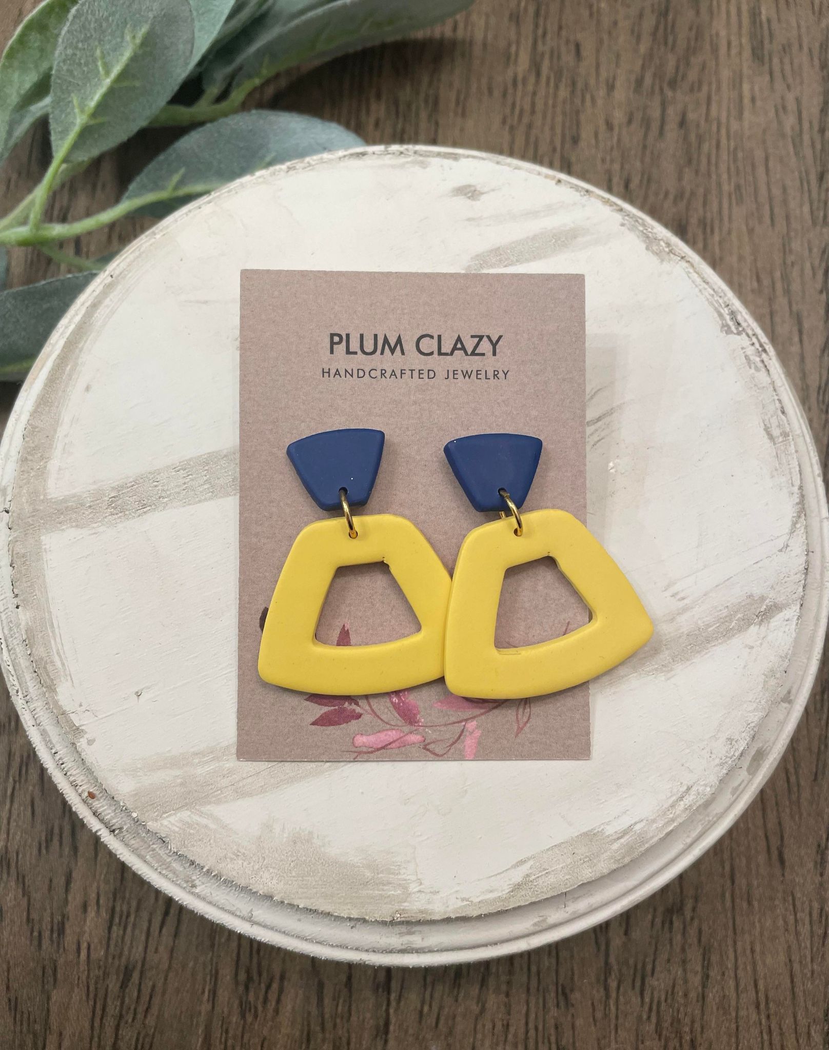 Blue and Gold Dangle