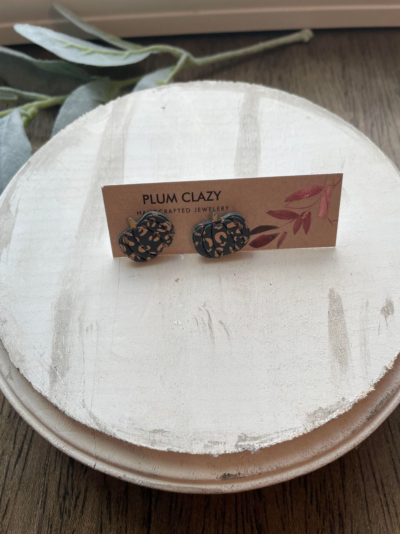 Navy and Cheetah Pumpkins